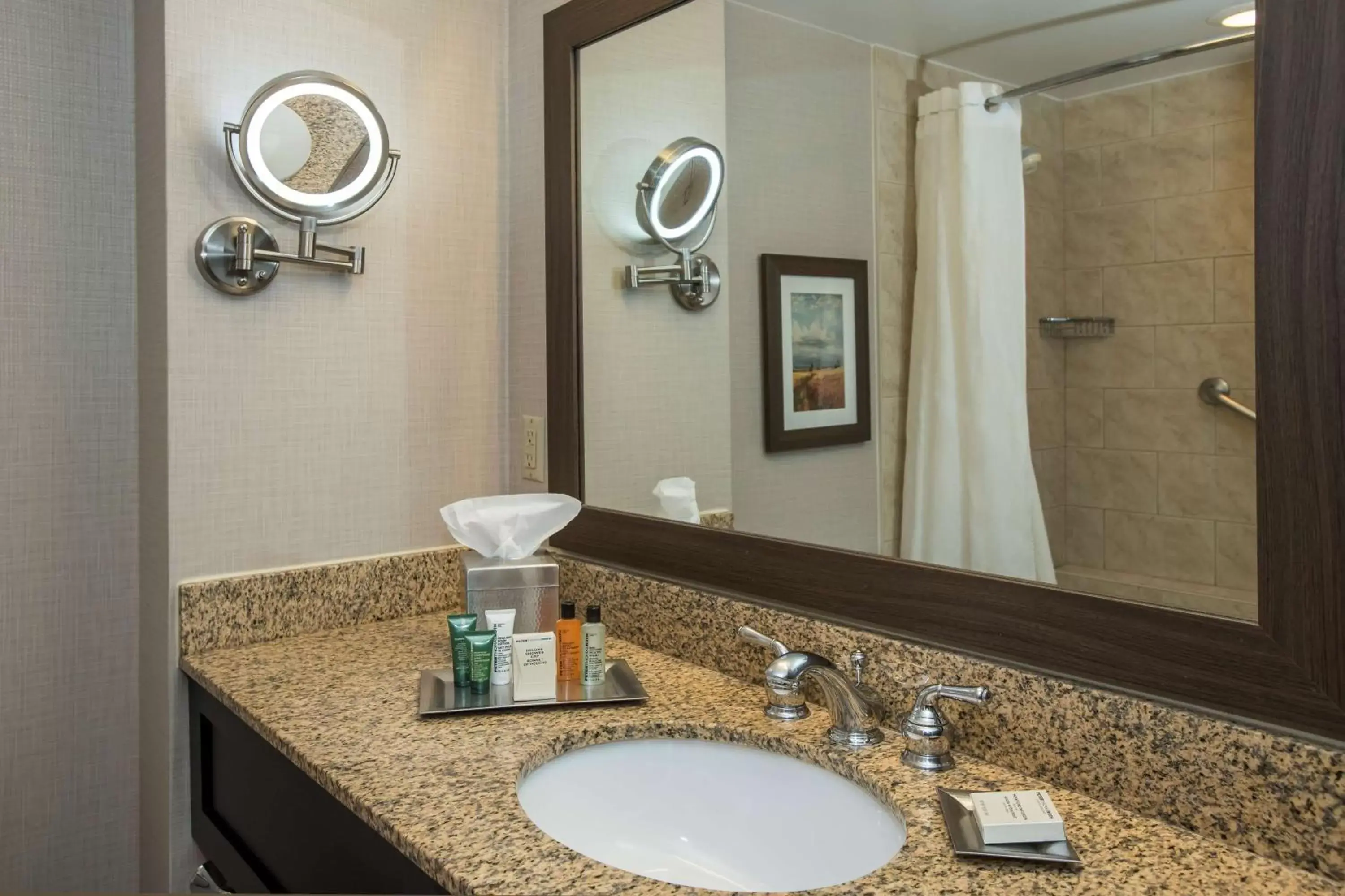 Bathroom in Hilton Winnipeg Airport Suites