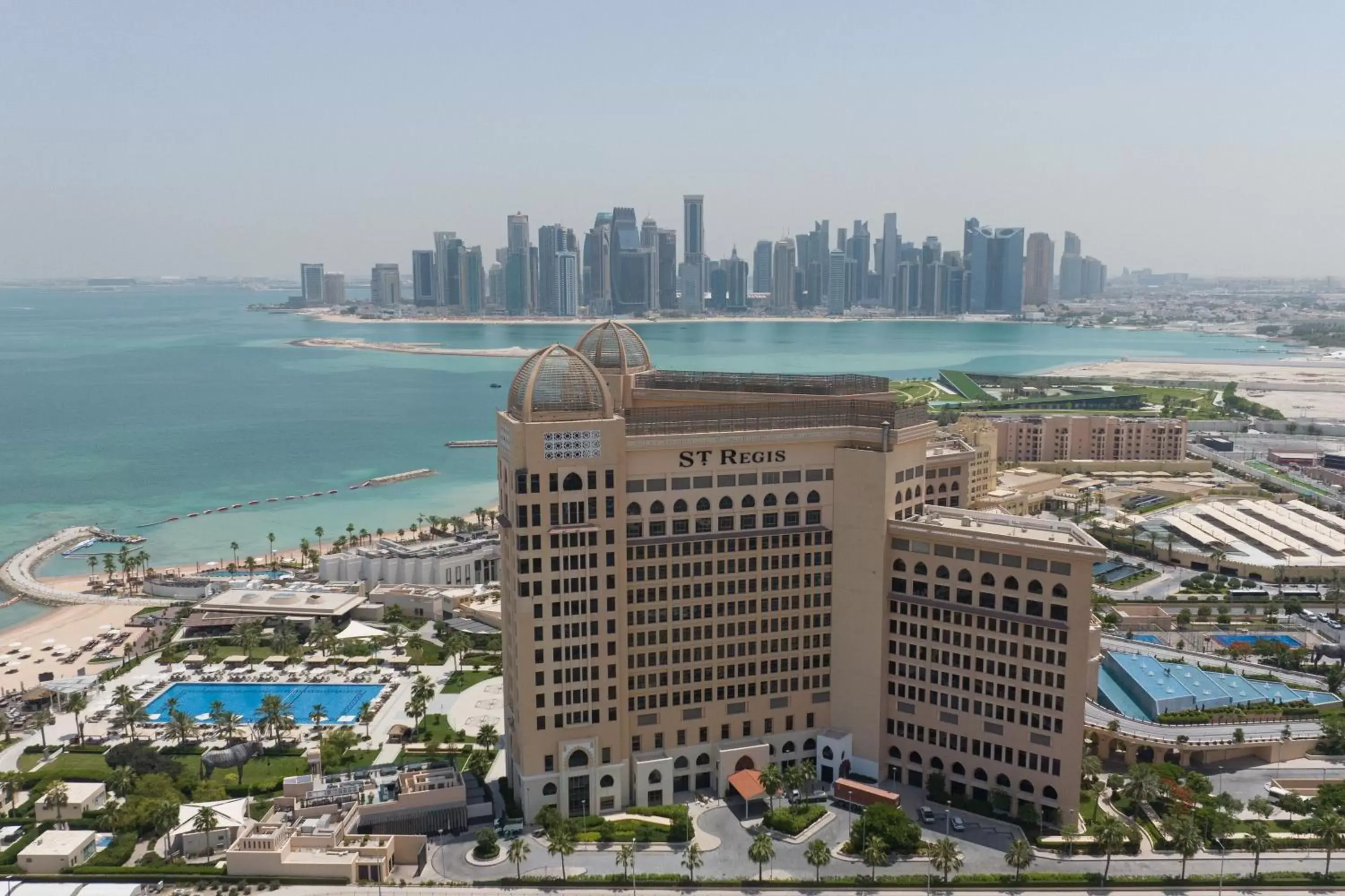 Property building, Bird's-eye View in The St. Regis Doha