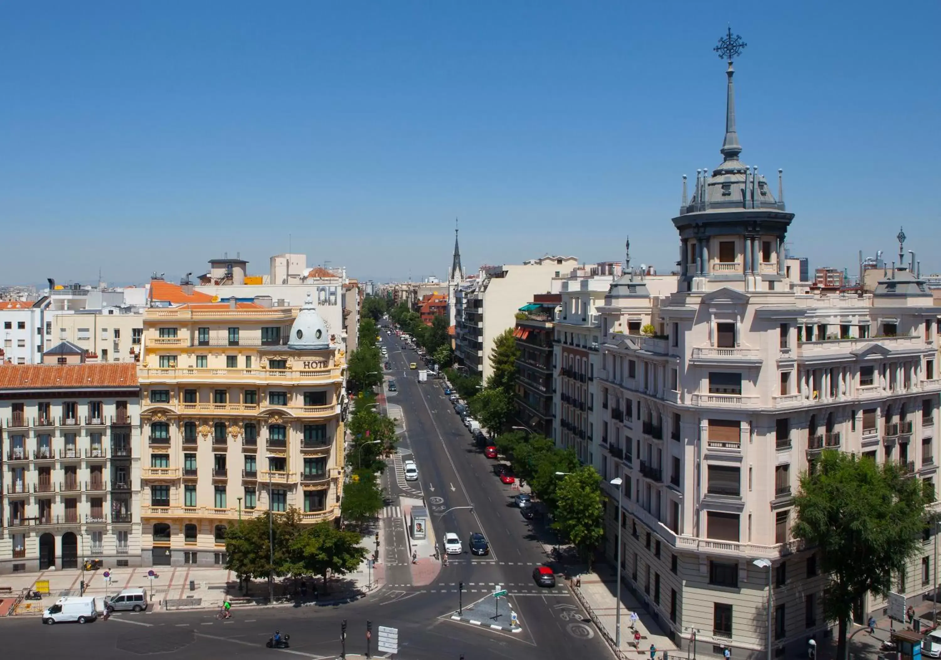 City view in Hotel Sardinero Madrid