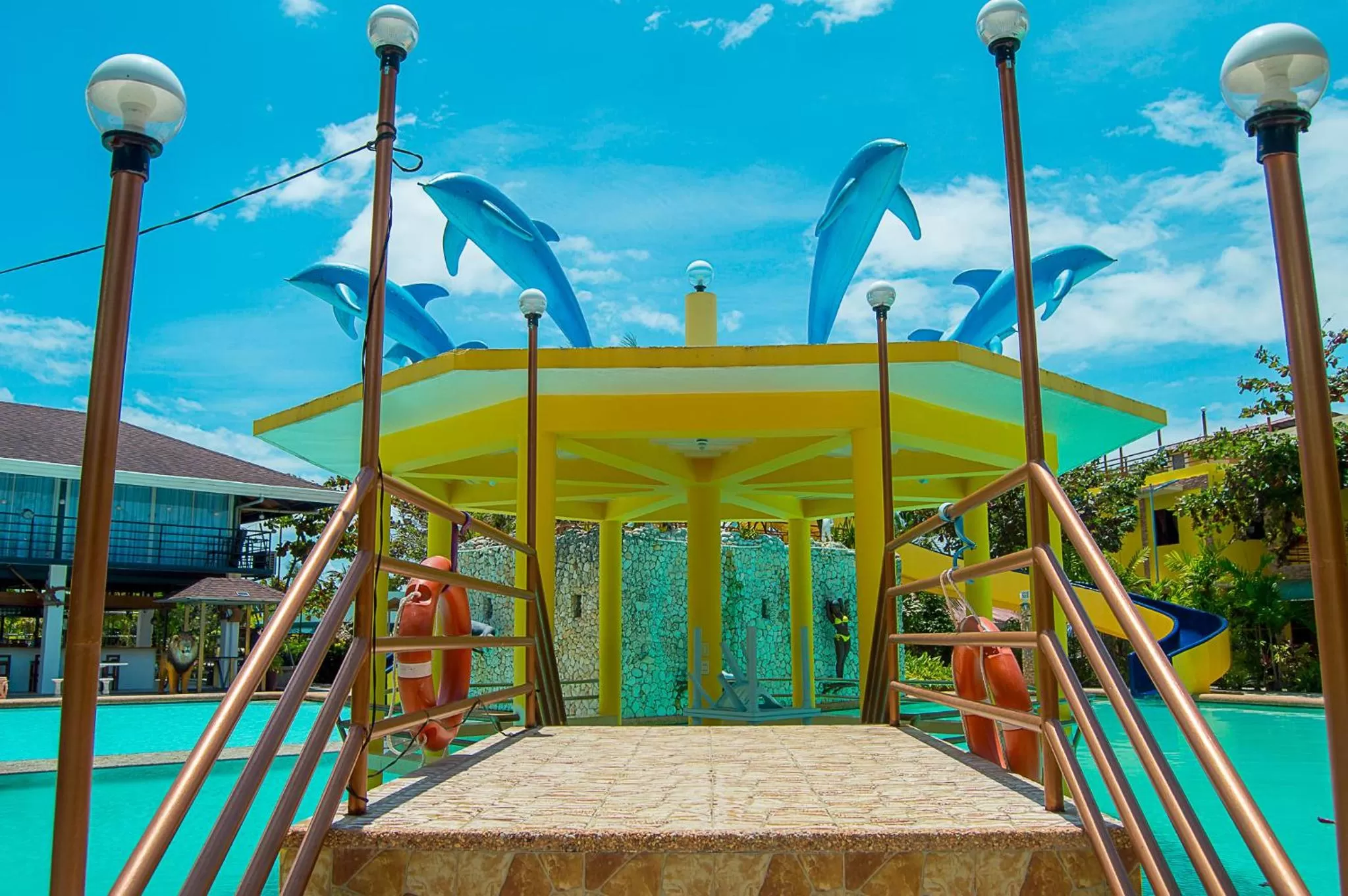 Pool view in Moalboal Tropics