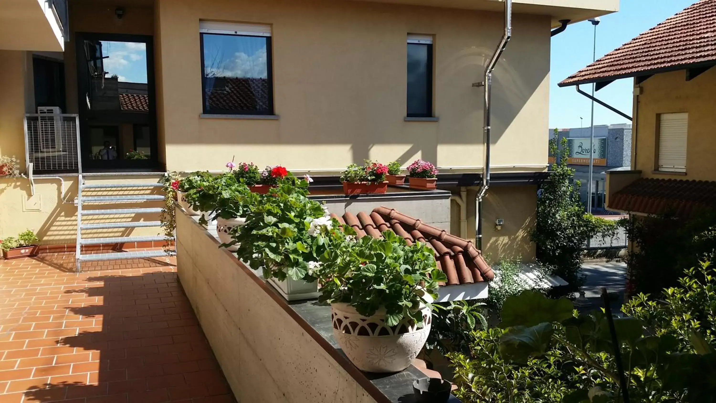 Patio in Flying Hotel