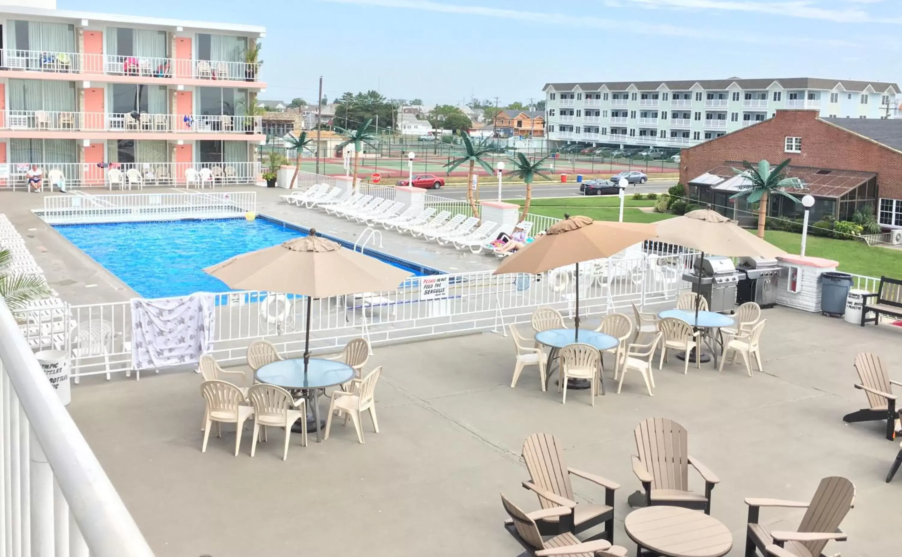 Pool View in Olympic Island Beach Resort