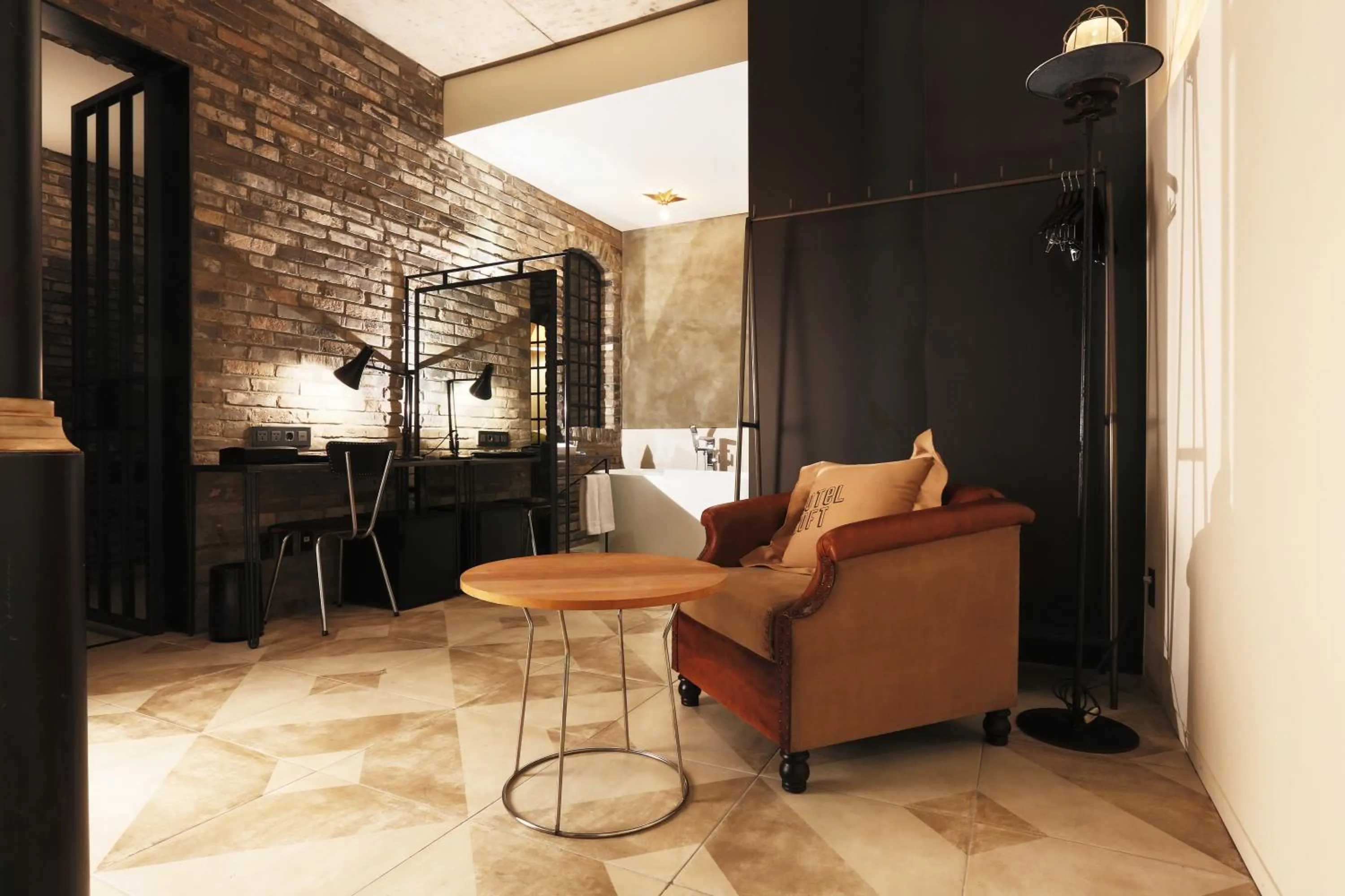 Seating area in Boutique Hotel Loft