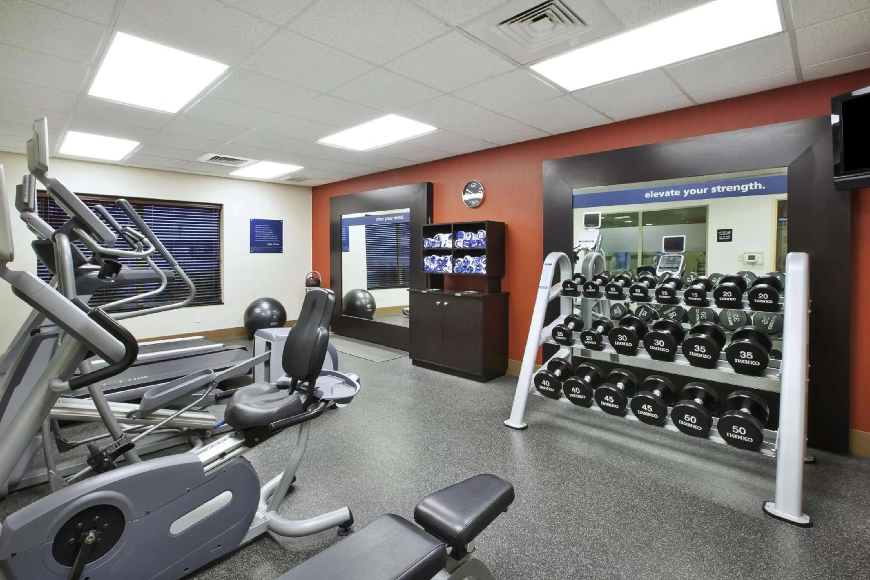 Fitness centre/facilities, Fitness Center/Facilities in Hampton Inn & Suites Wichita-Northeast