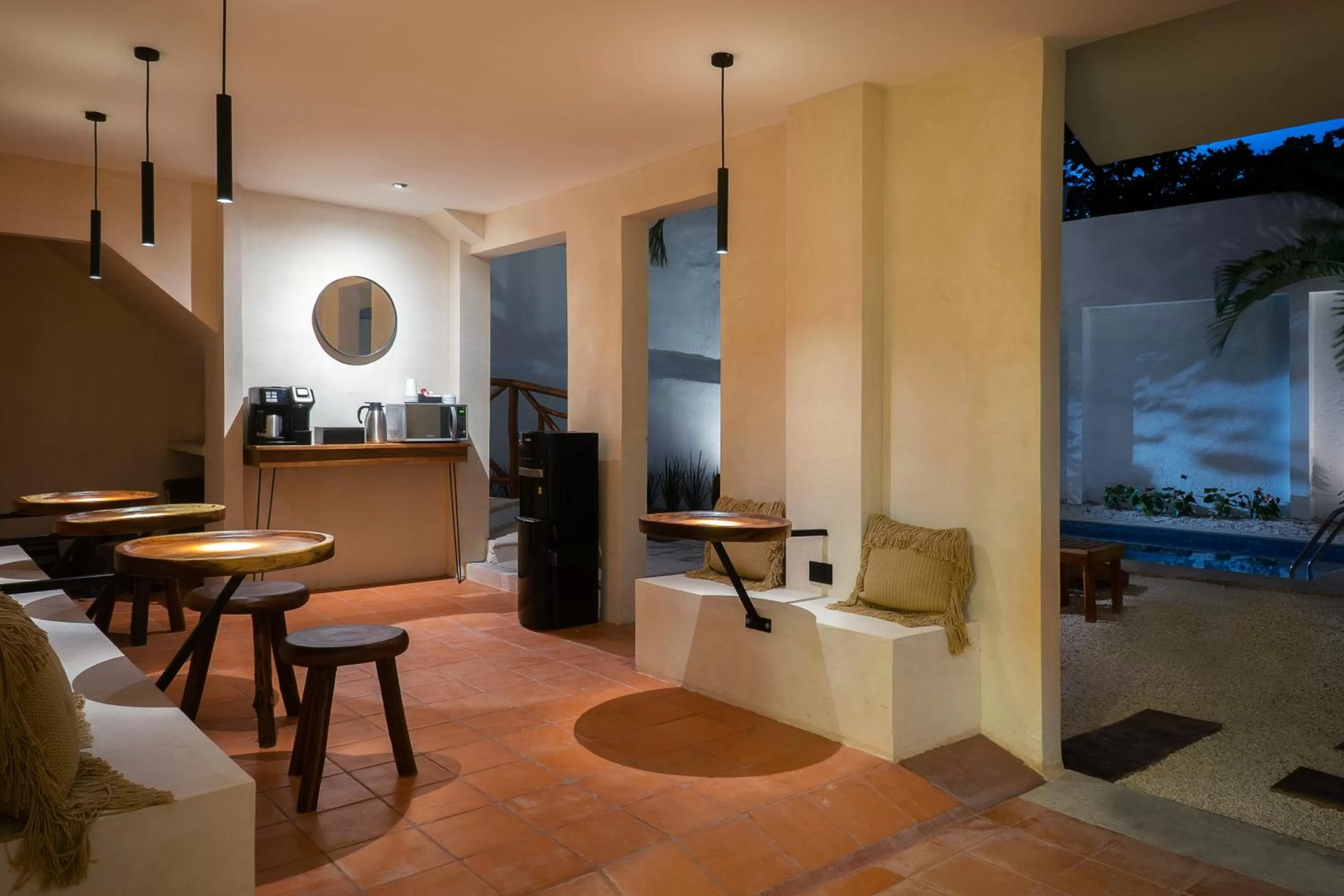 Seating area in Casa Rodina