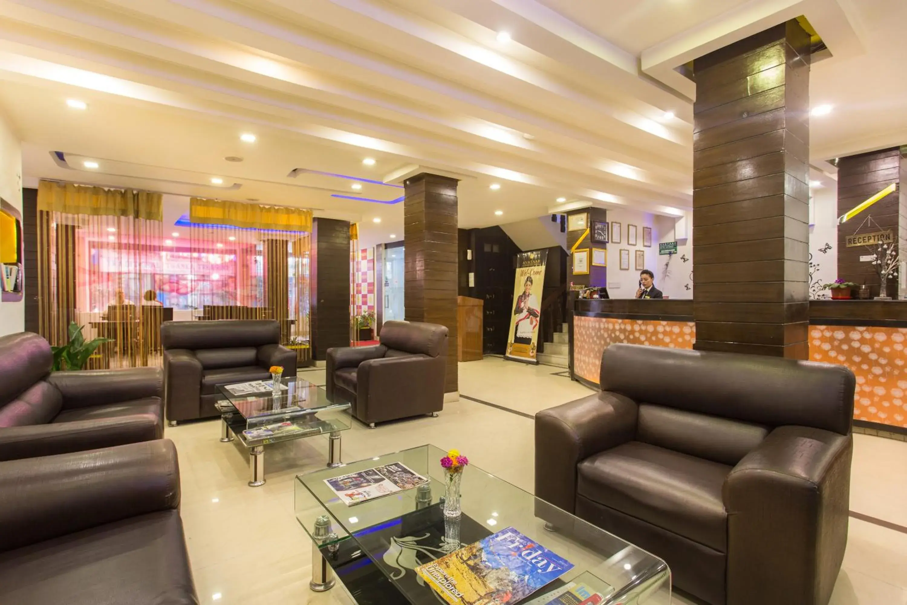 Communal lounge/ TV room, Lobby/Reception in Avataar Kathmandu Hotel