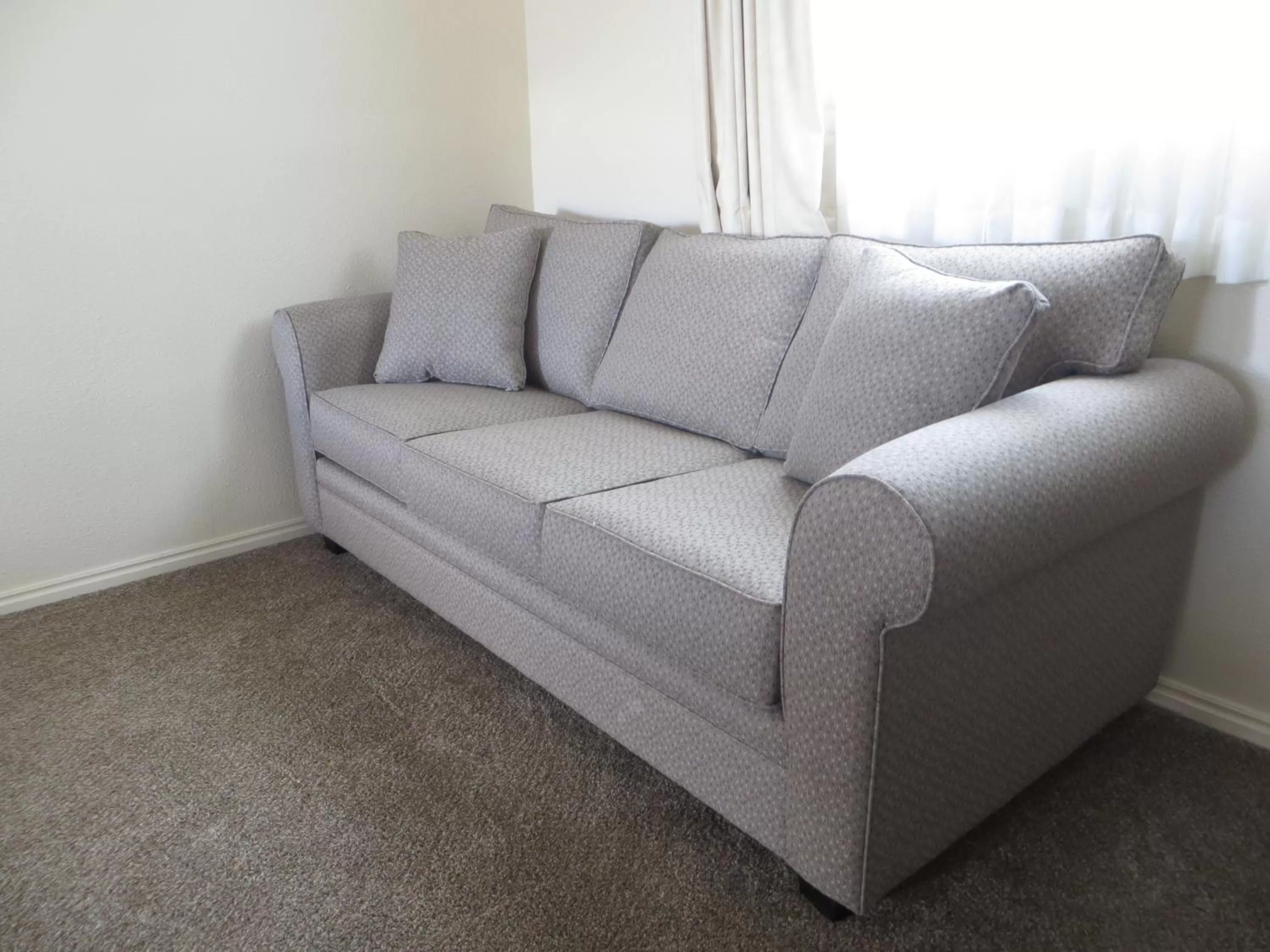 Seating area in Bristlecone Motel