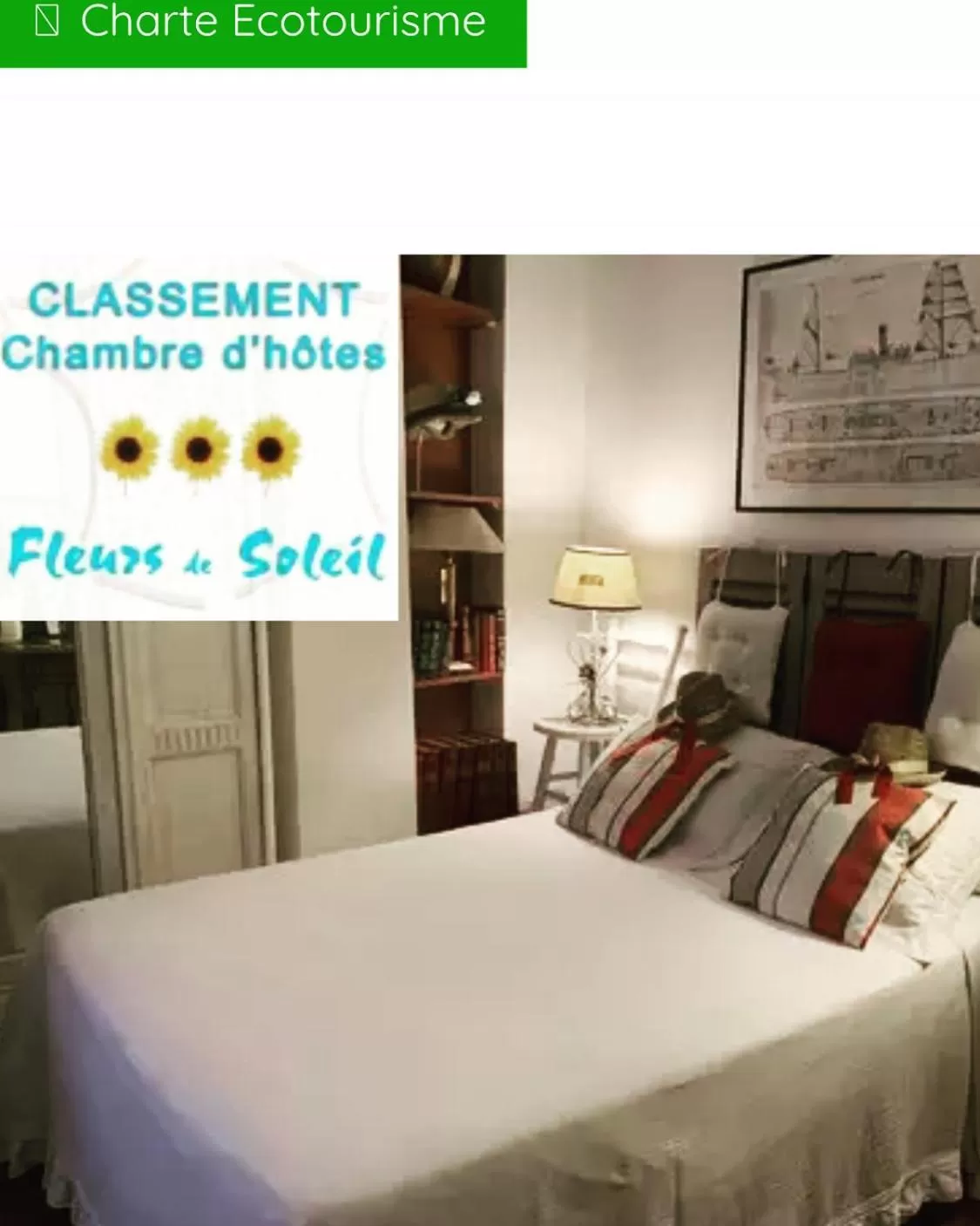 Bed in Chambre et sa salle de bain privée cocooning labellisée