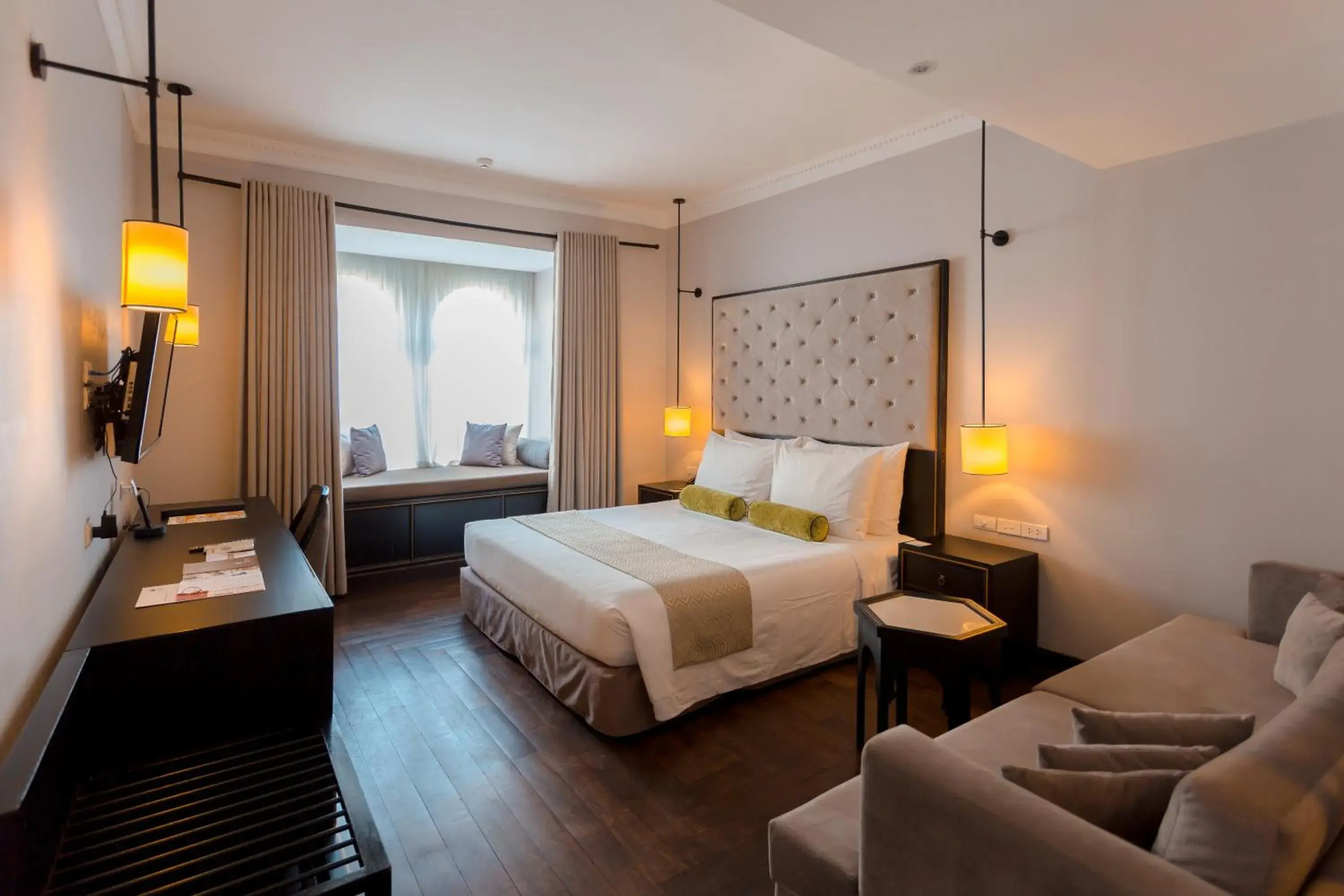 Bed in Sarai Resort & Spa