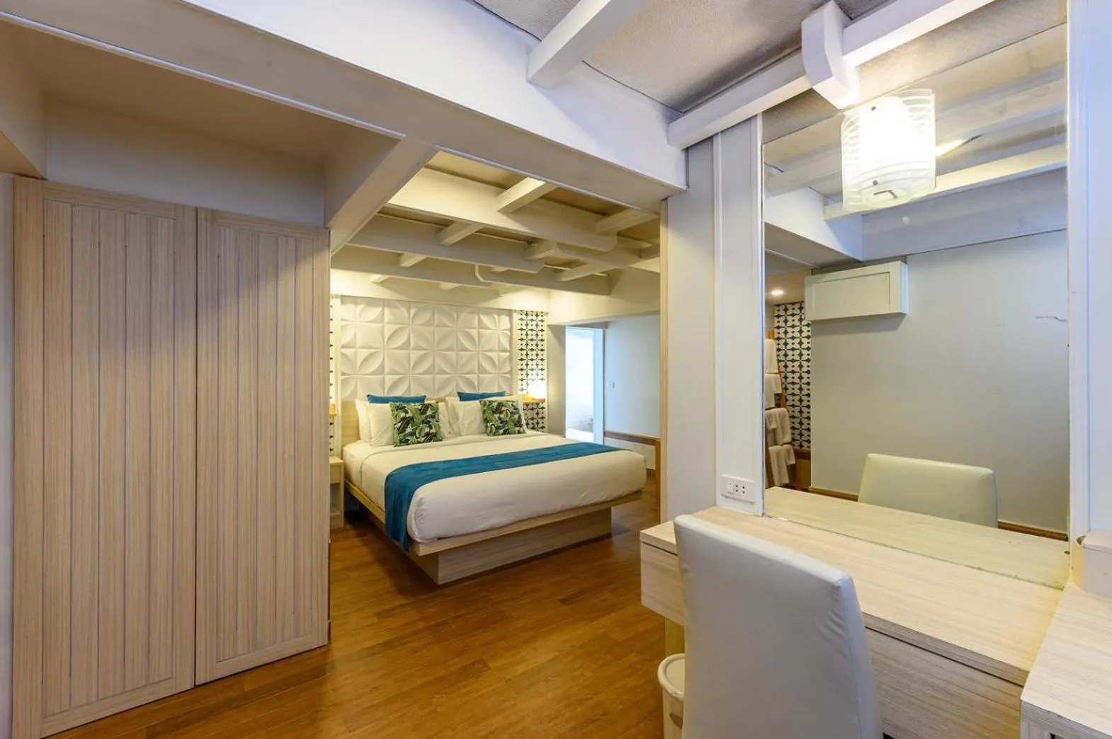 Bed in Maldives Beach Resort