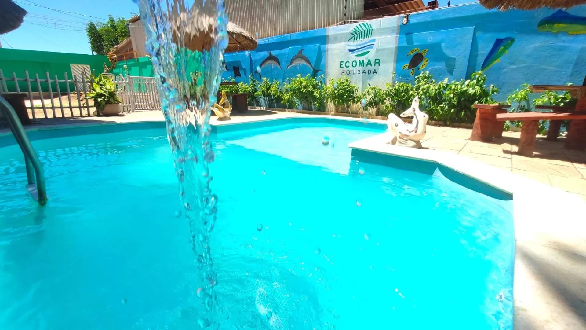 Swimming pool in Ecomar Pousada