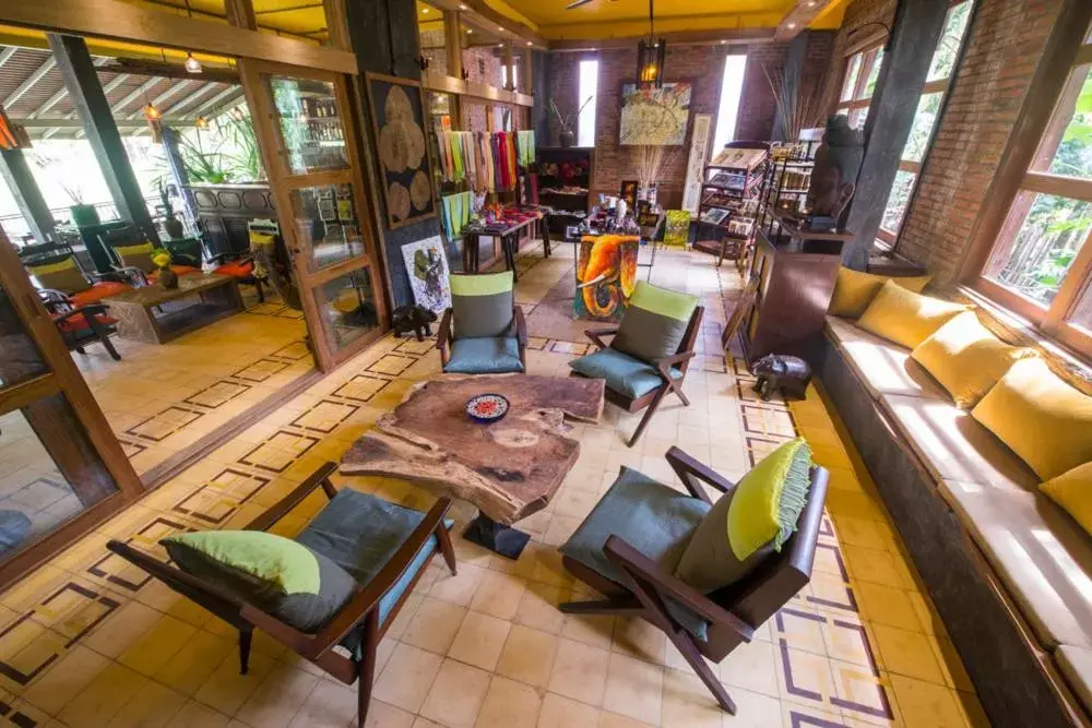 Lounge or bar in Maisons Wat Kor