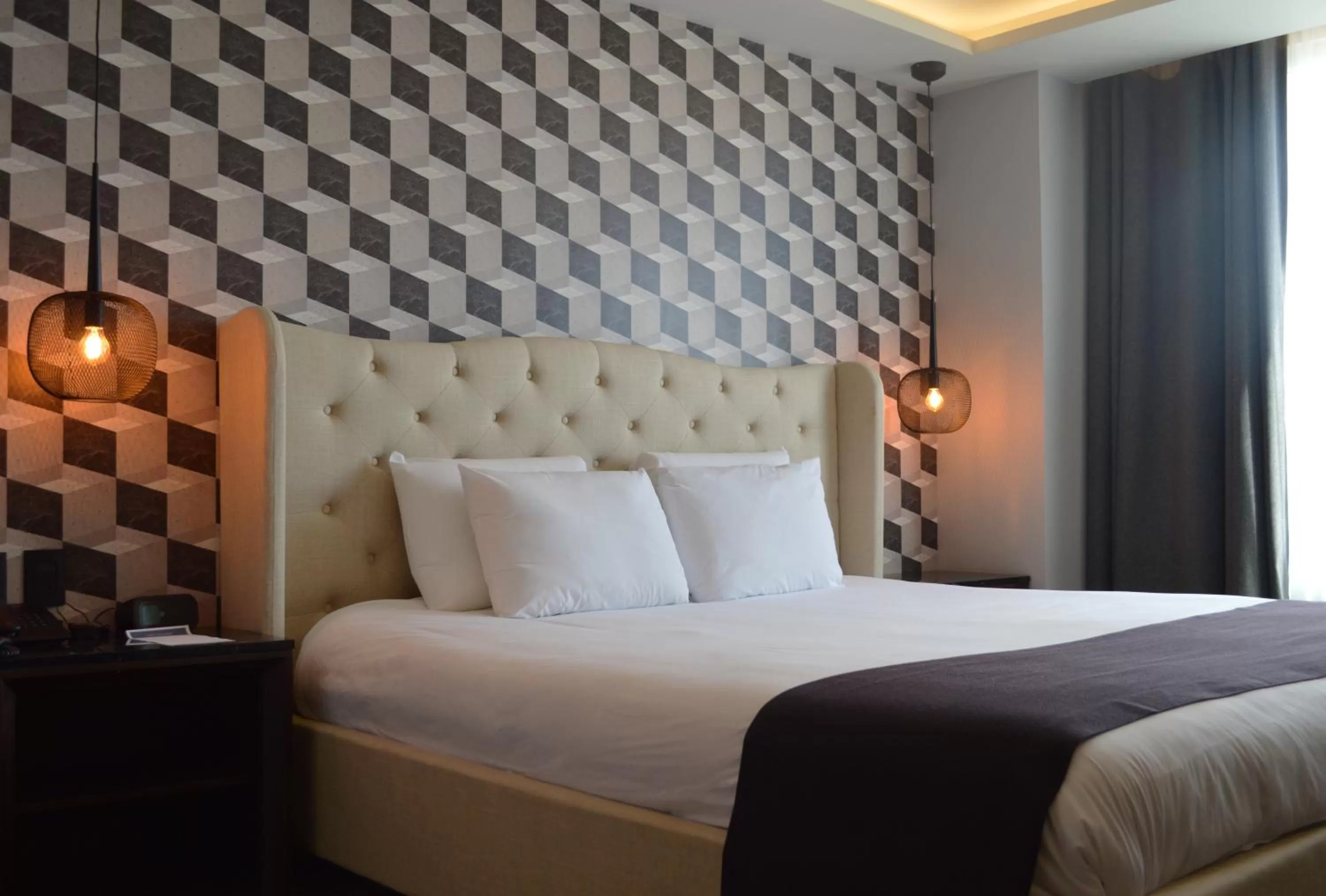 Bedroom, Bed in Casa Basalto