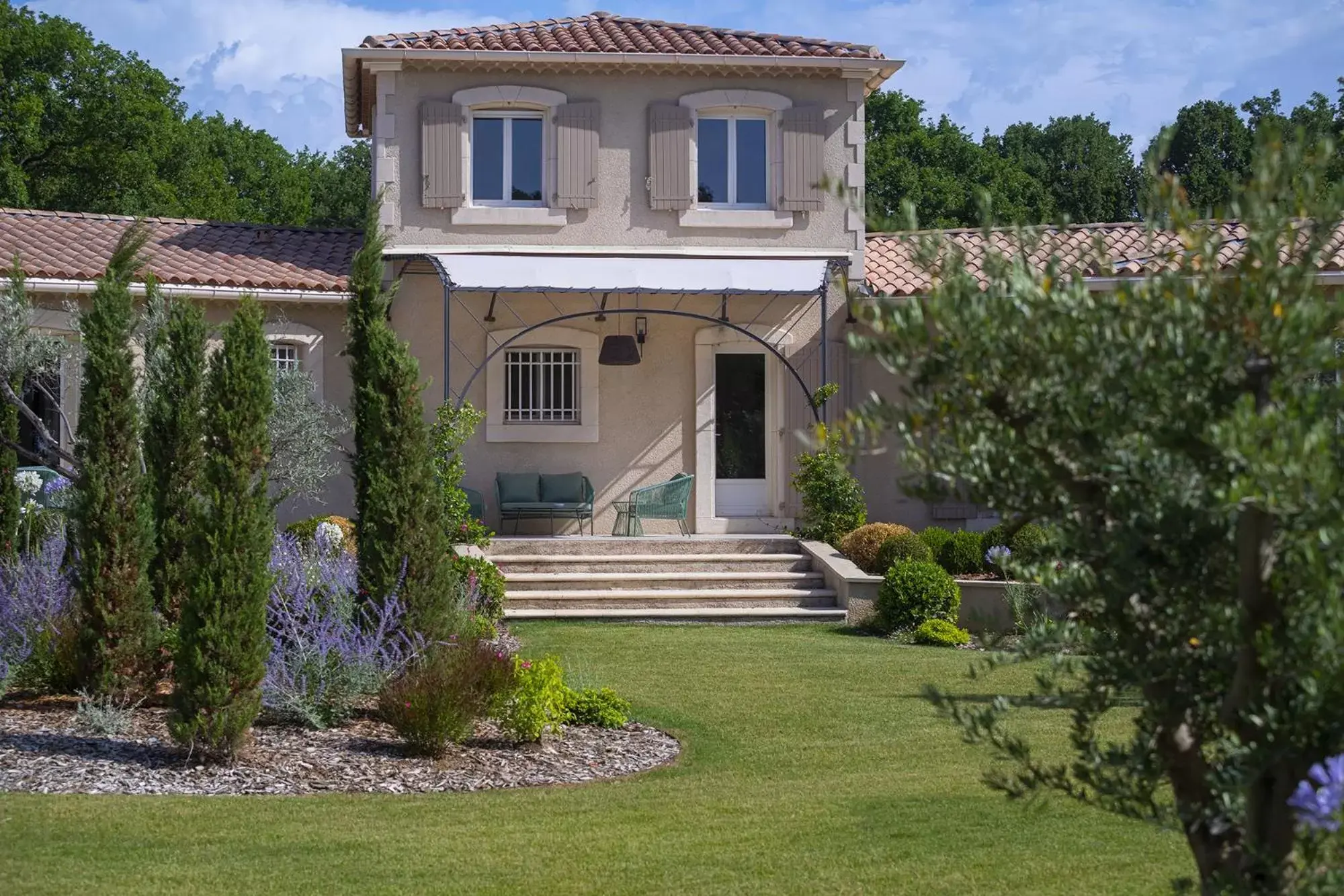 Garden, Property Building in Le Vallon de Valrugues & Spa