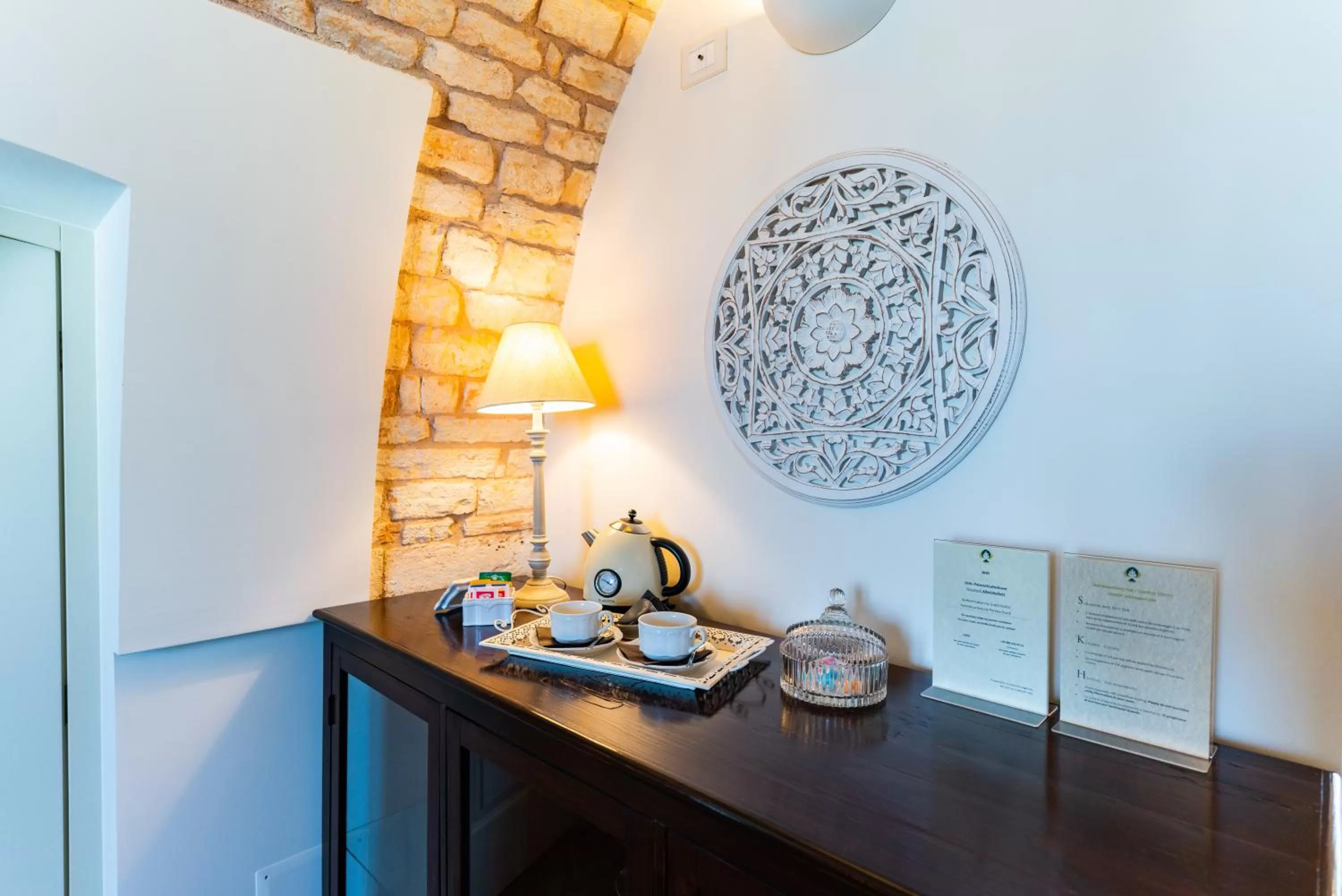 Food and drinks in Palazzo Scotto