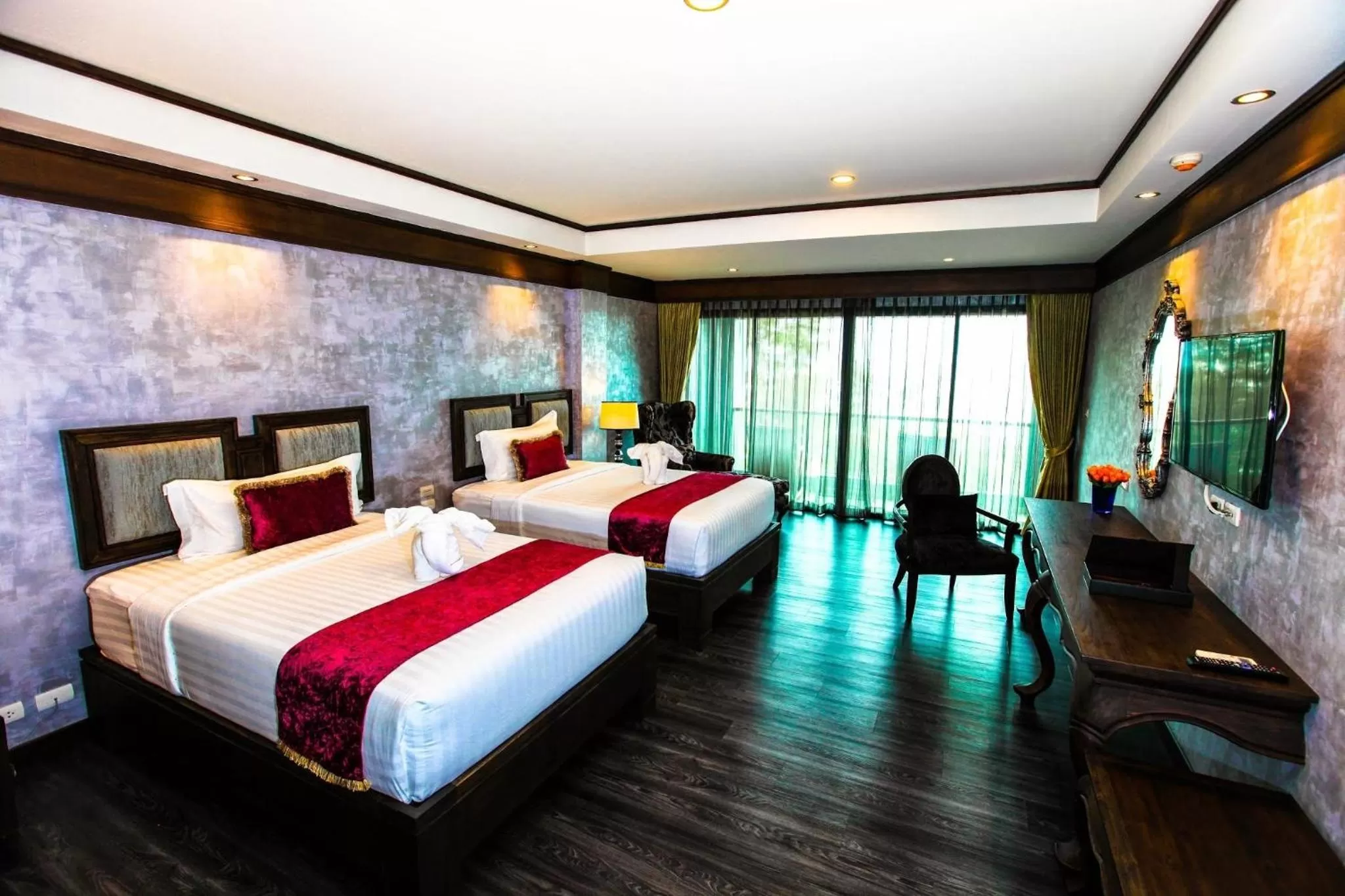 Photo of the whole room, Bed in I Calm Resort Cha Am