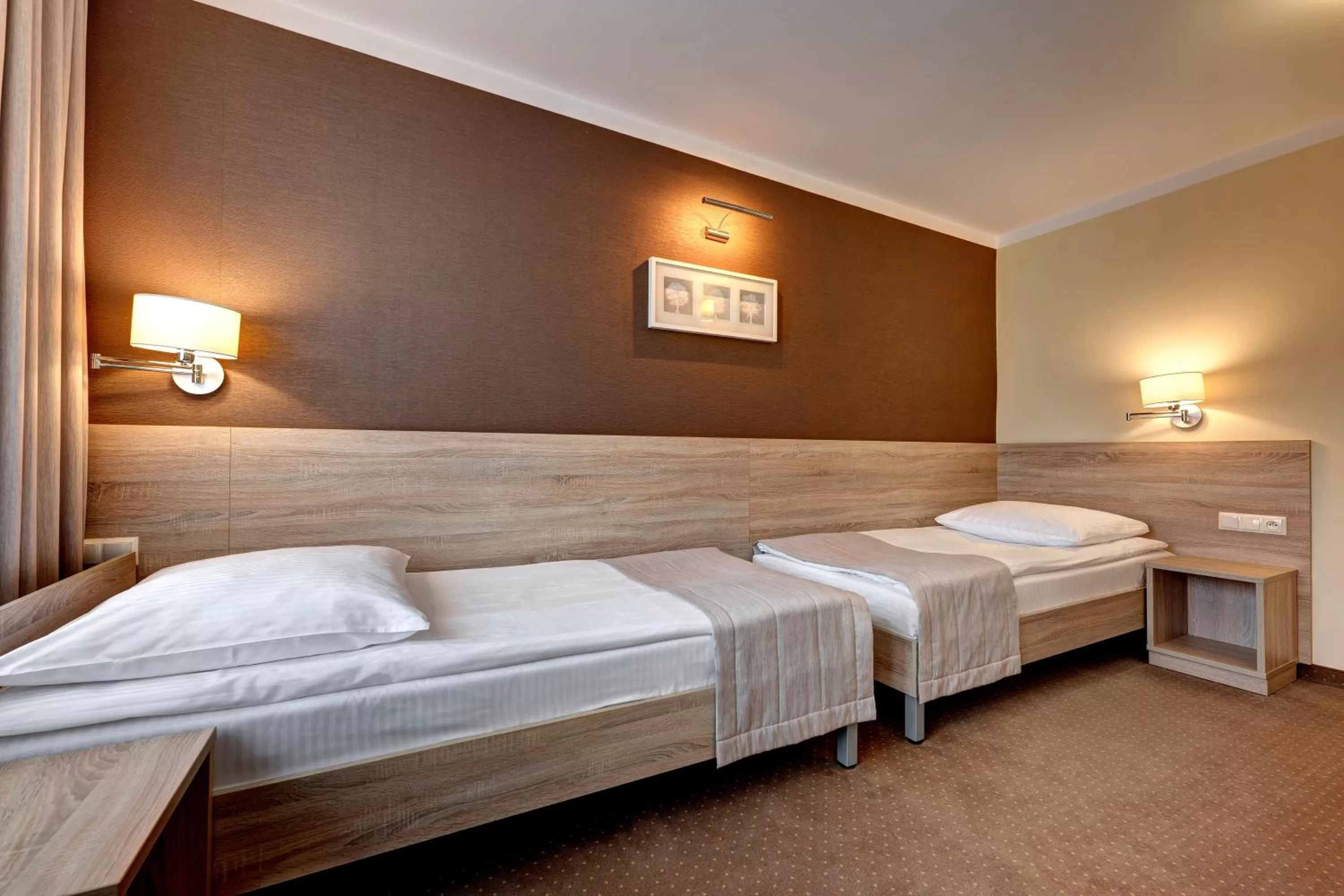 Bedroom, Bed in Hotel Leśny