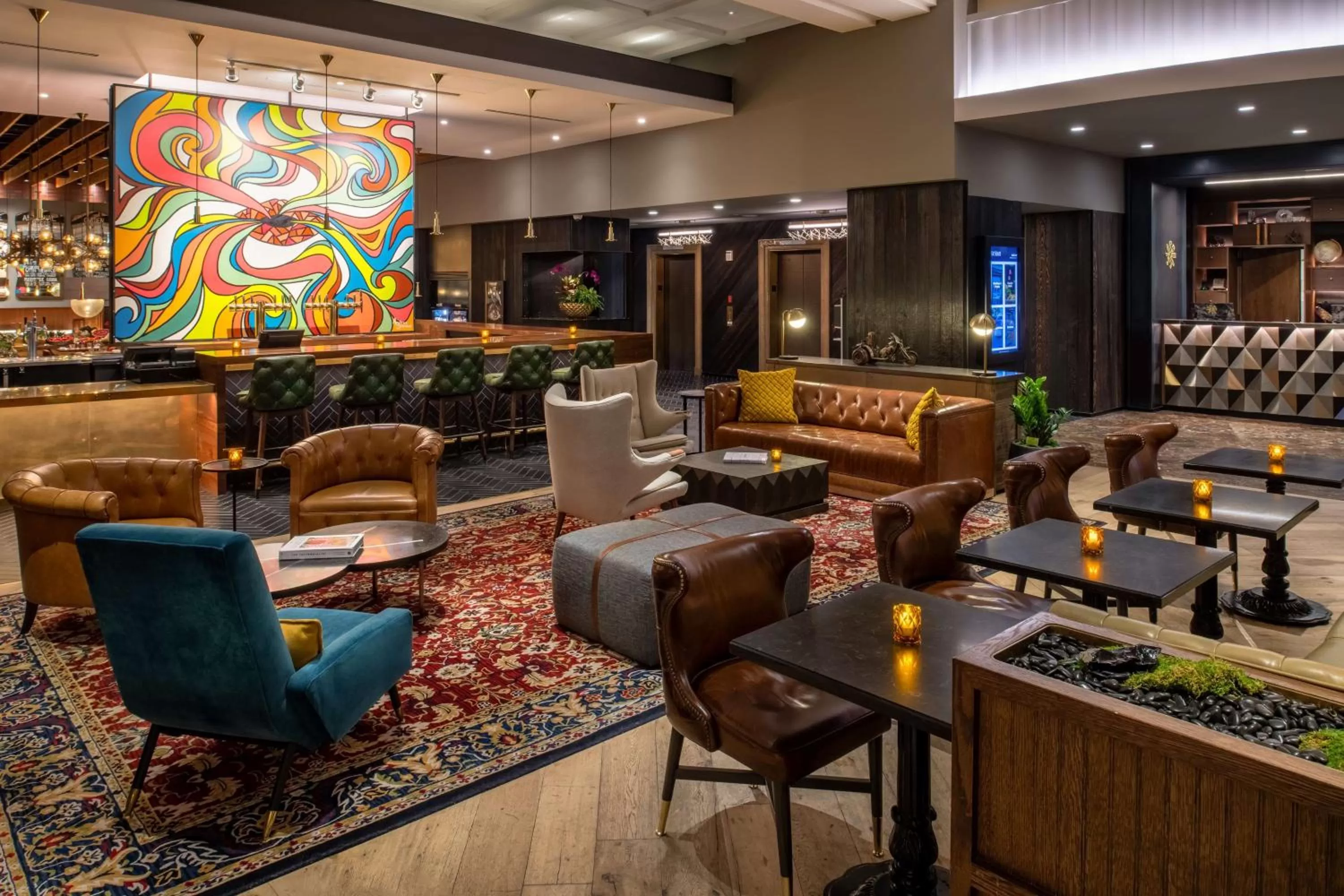 Lobby or reception in The Duniway Portland, A Hilton Hotel