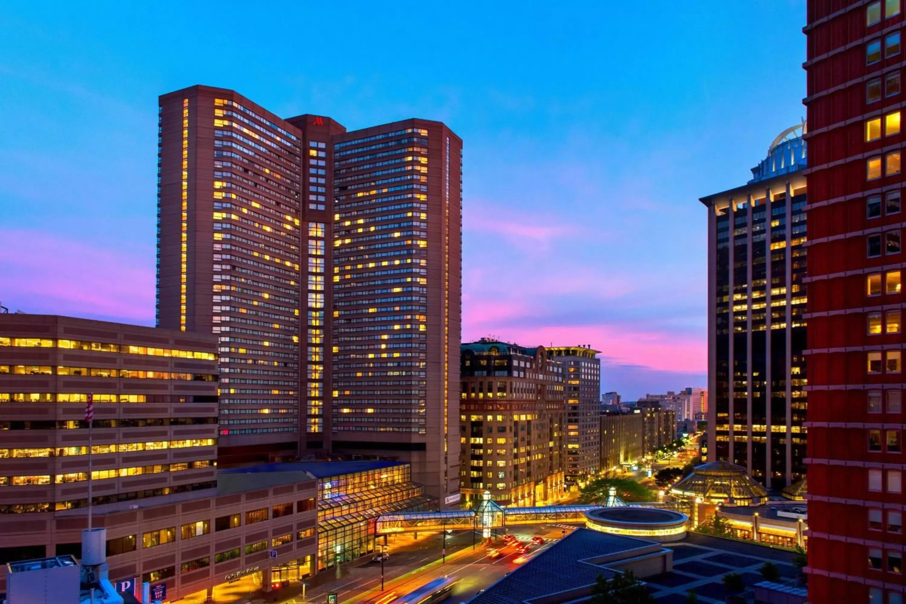 Property building in Boston Marriott Copley Place