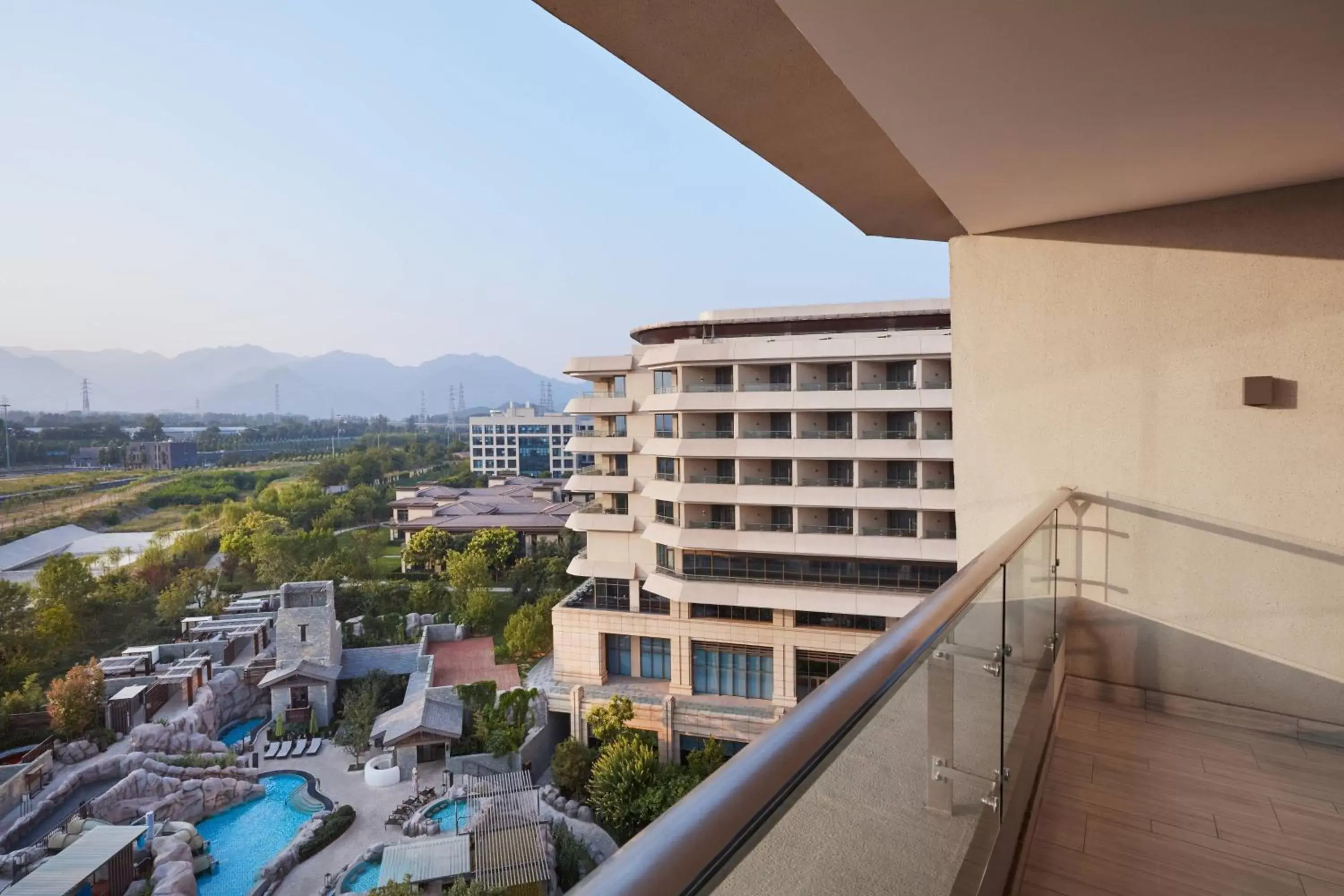 Balcony Executive Twin Room in Beijing Marriott Hotel Changping Balcony Executive Twin Room in Beijing Marriott Hotel Changping