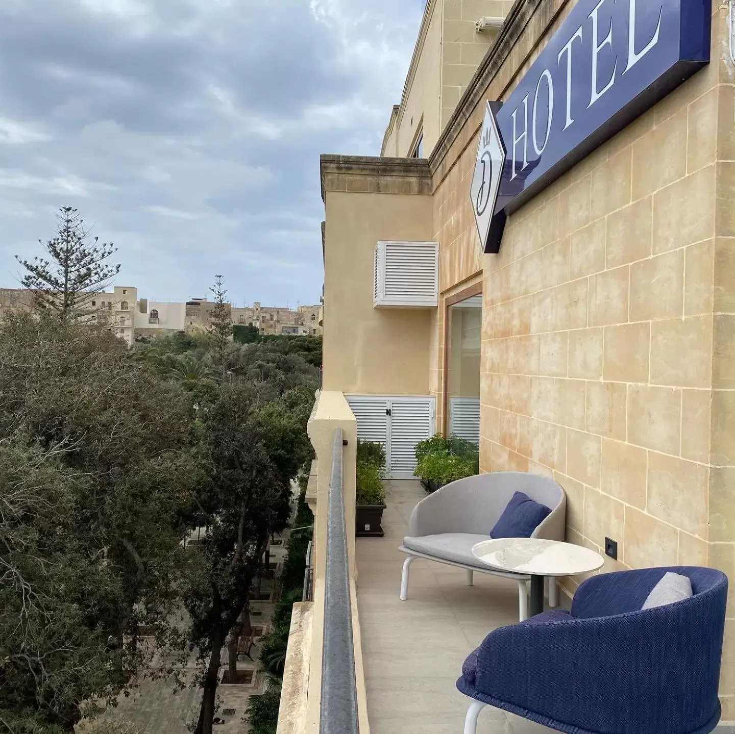 Patio in The Duke Boutique Hotel