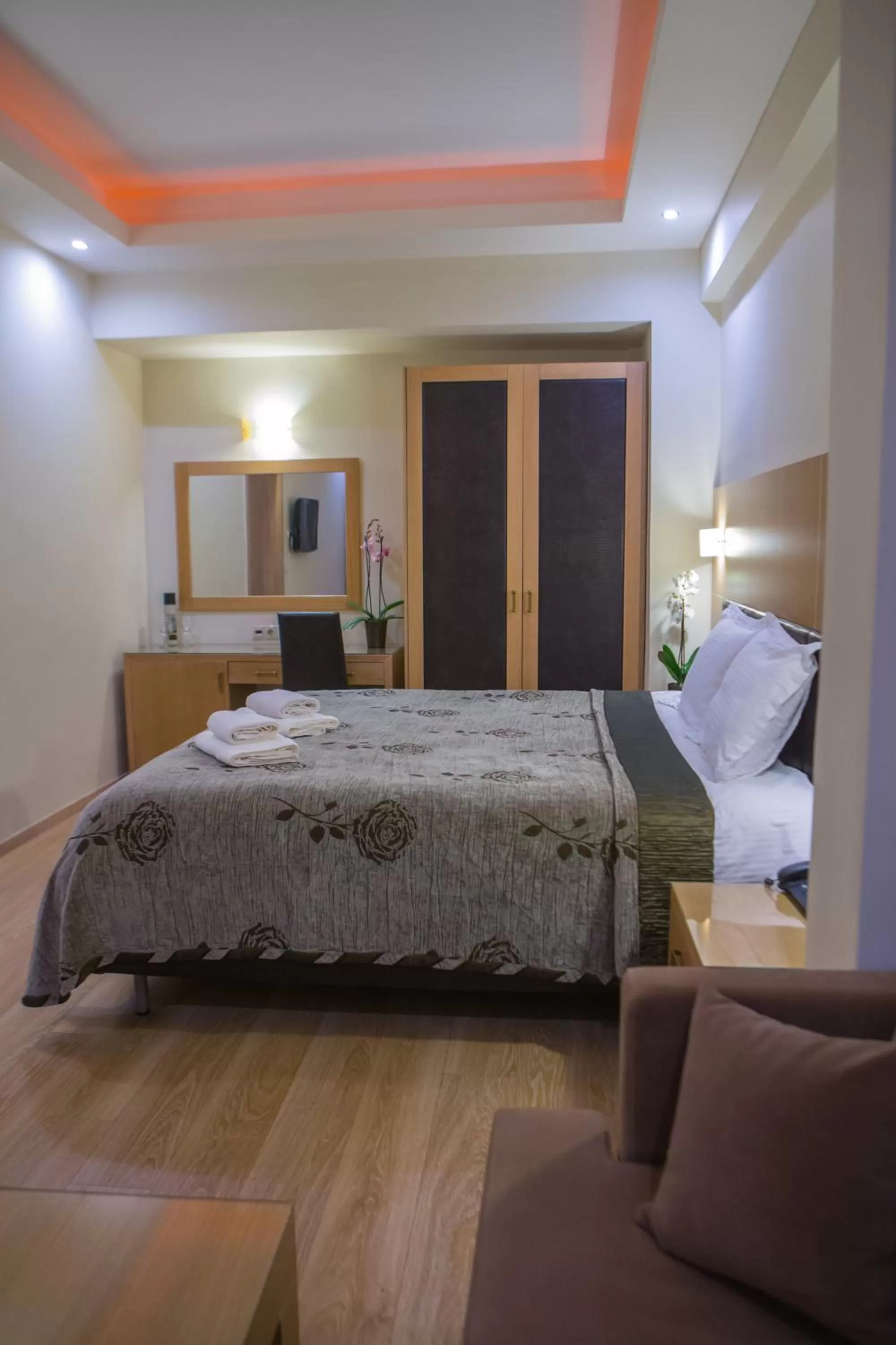 Bed in Pantelidis Hotel & Spa