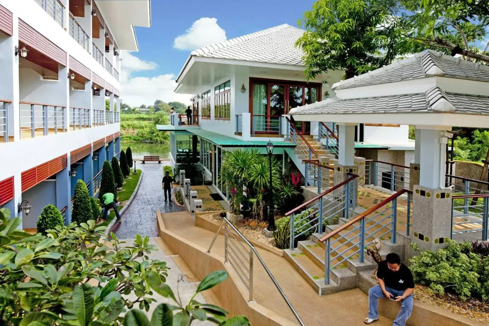 Property building in Princess River Kwai Hotel