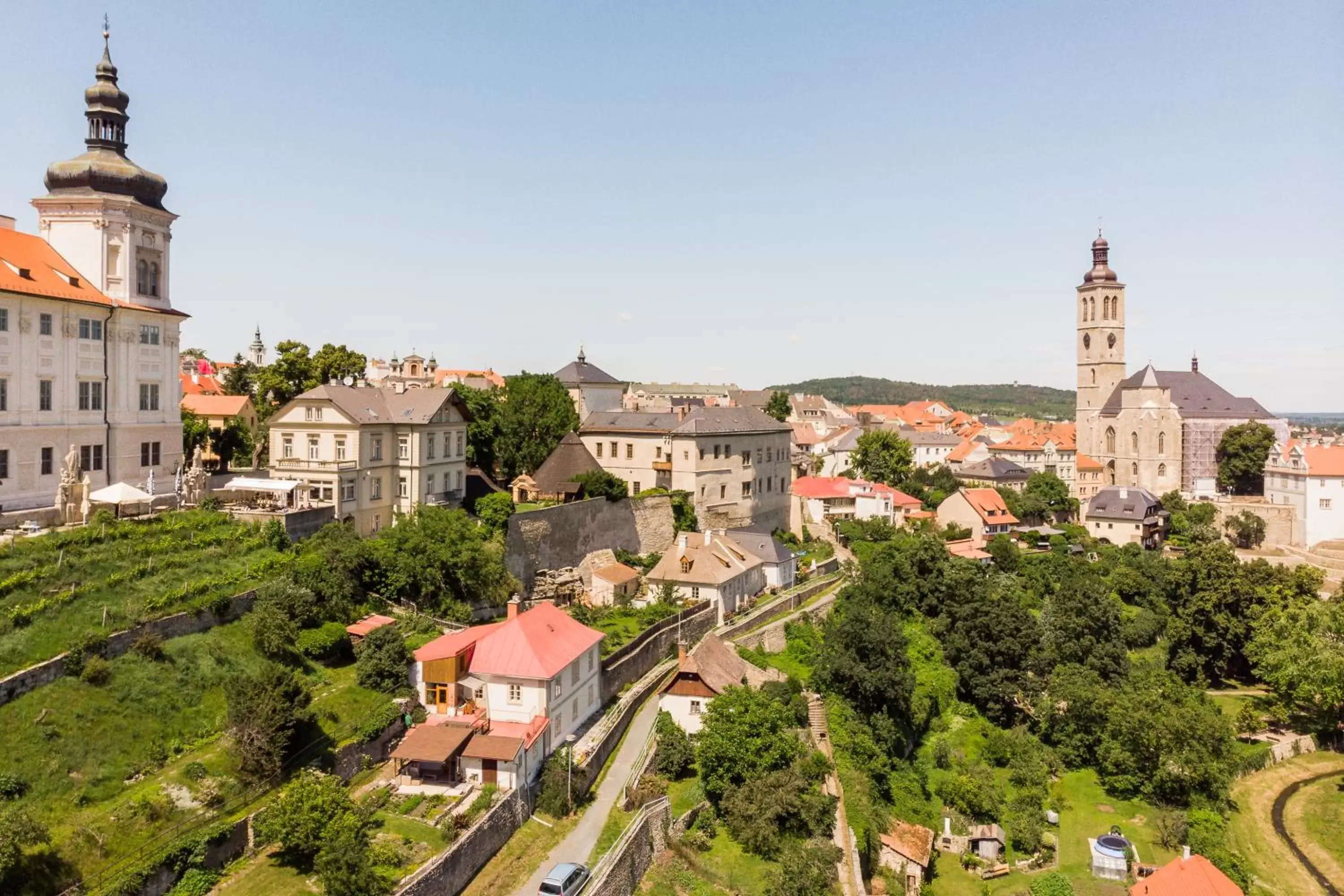 Bird's eye view in Vila U Varhanáře