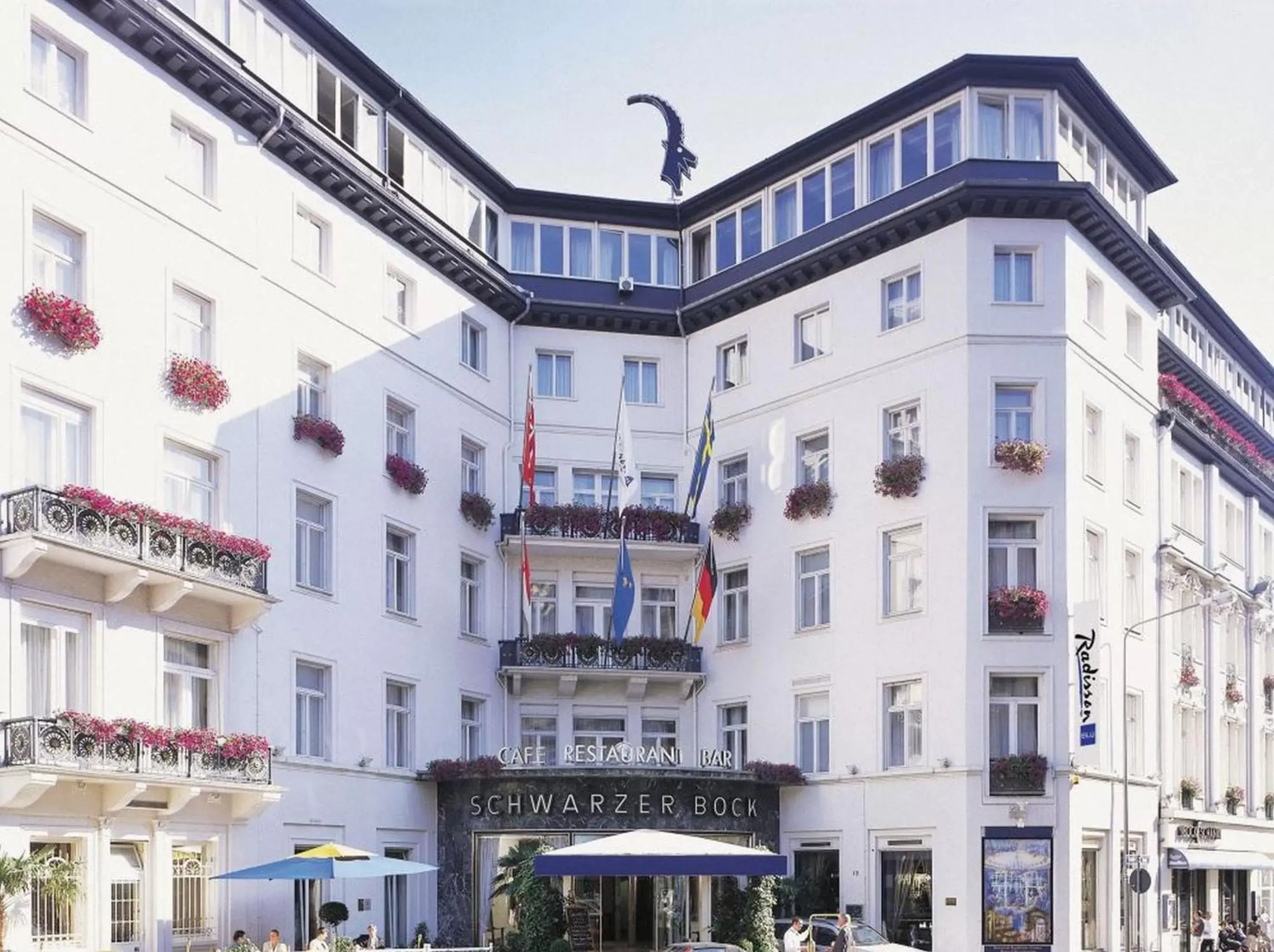 Facade/entrance, Property Building in Radisson Blu Hotel Schwarzer Bock Wiesbaden