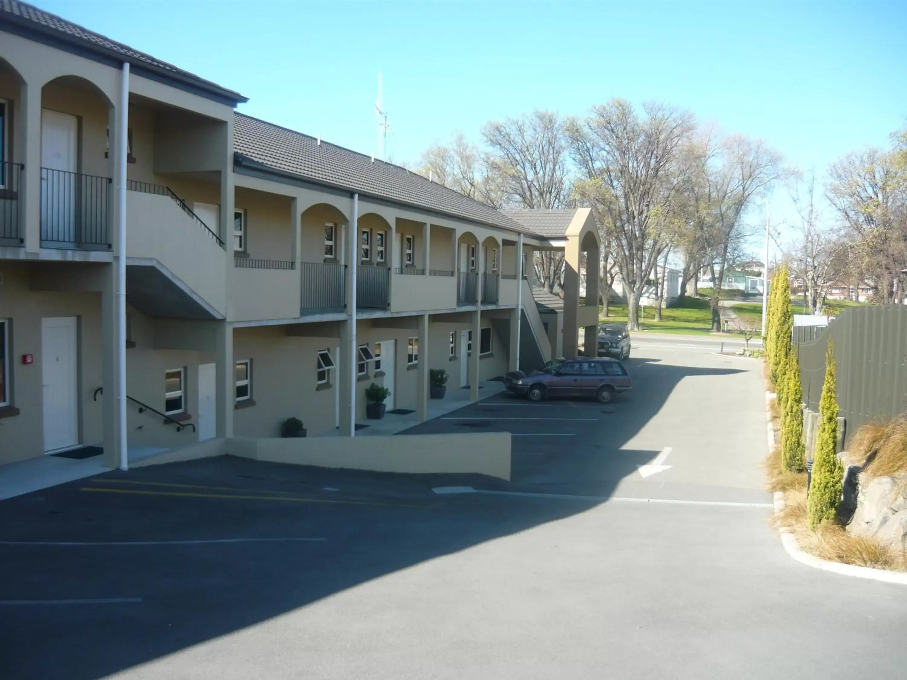 Decorative detail, Property Building in ASURE Avenue Motor Lodge