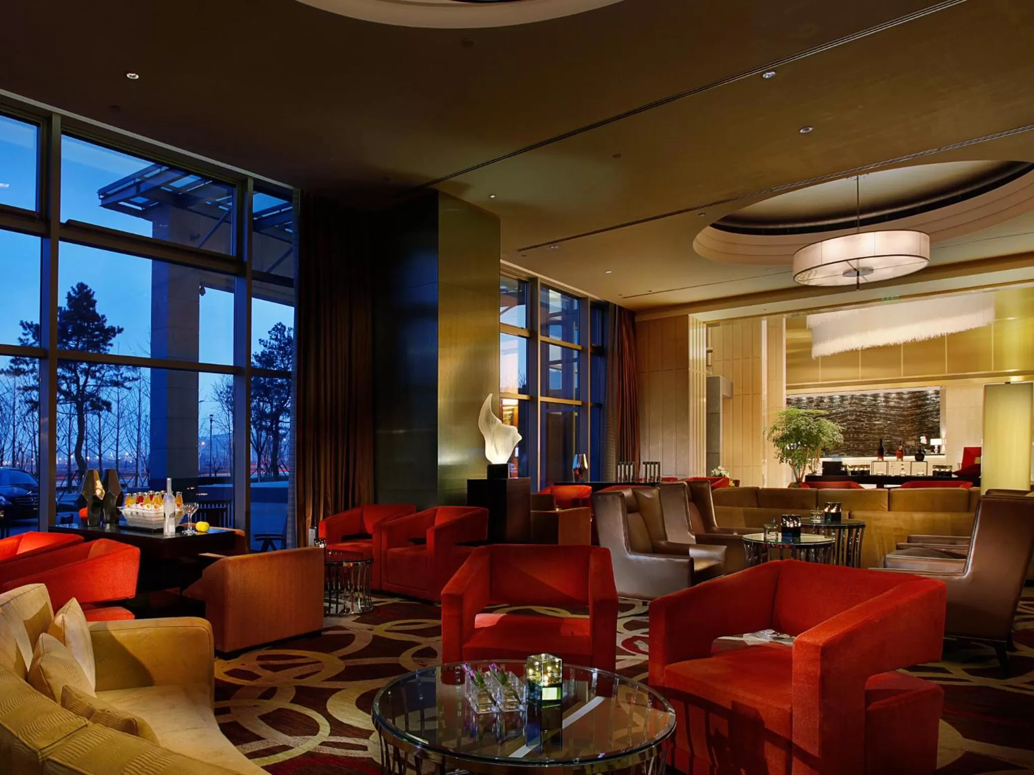 Lounge or bar in Kempinski Hotel Yinchuan