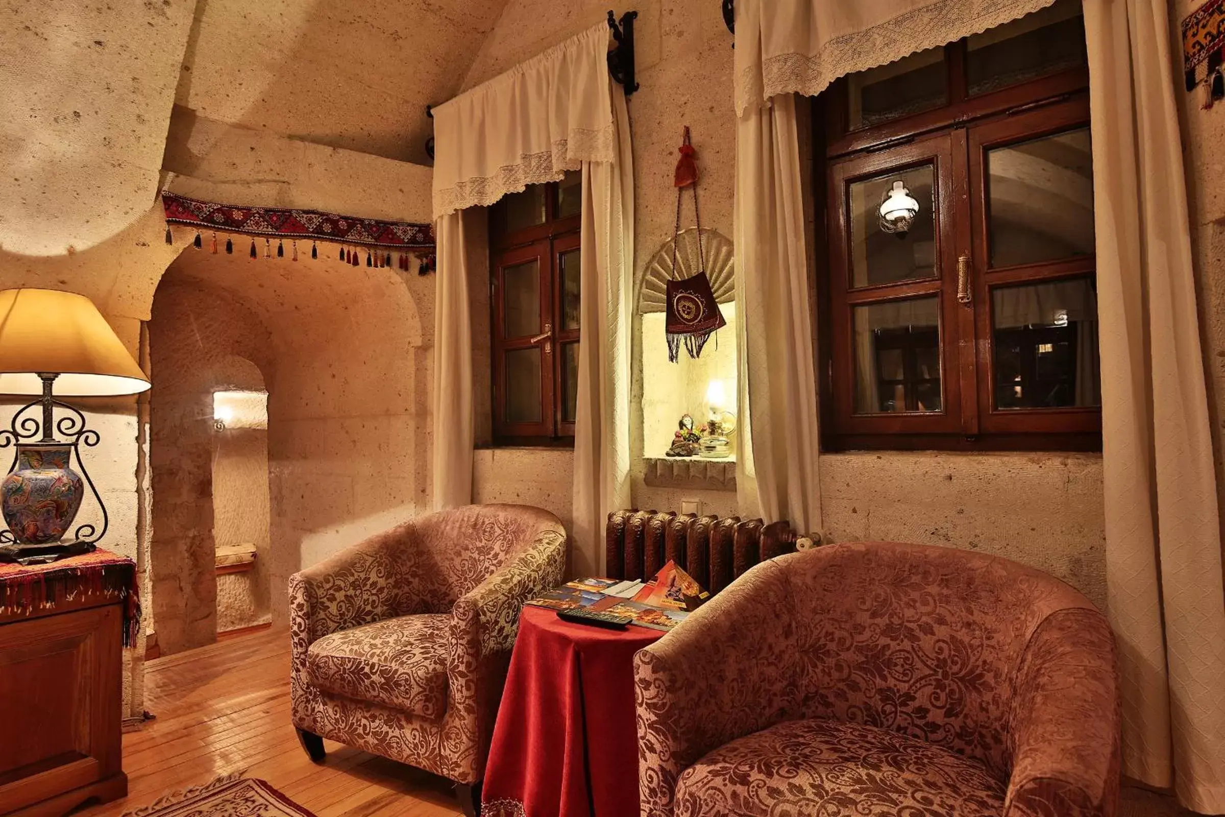 Decorative detail, Seating Area in Cappadocia Cave Suites