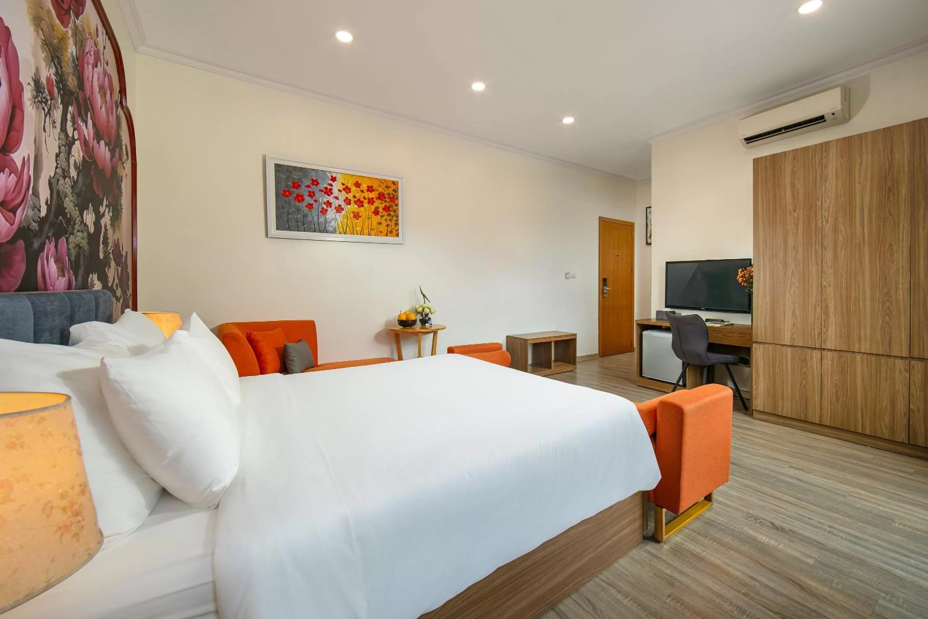 Bed in The Sono Hanoi Hotel