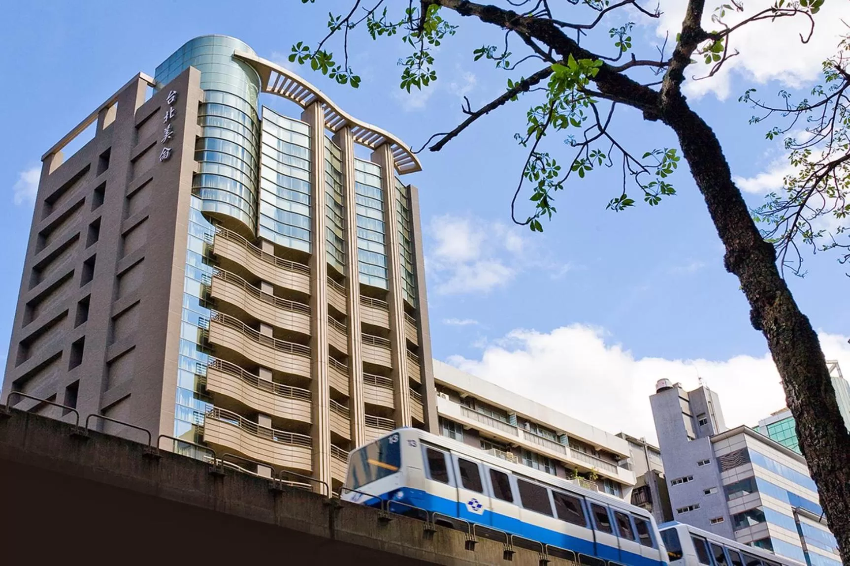 Property building in Park Taipei Hotel