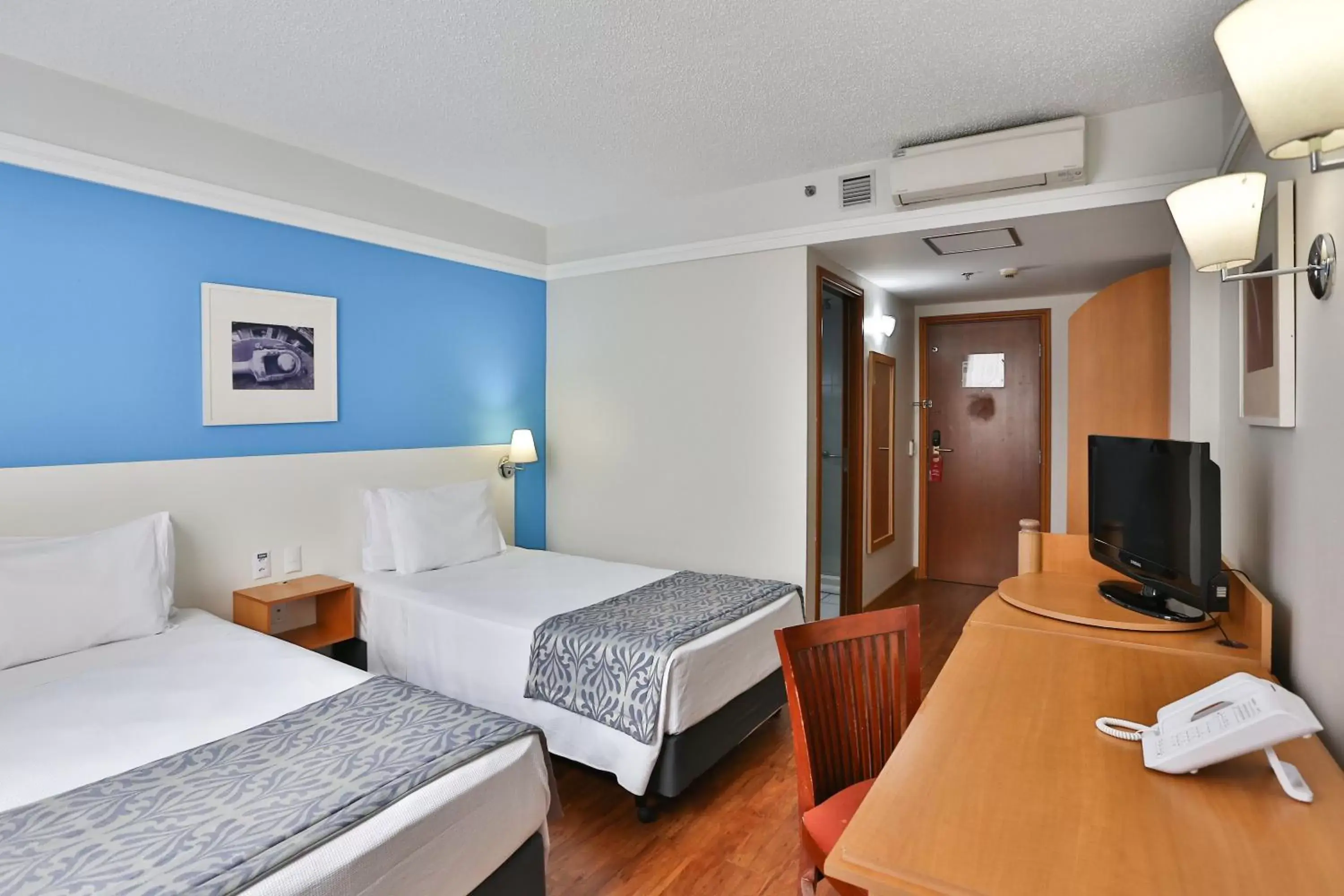 Bed in Slaviero São Paulo Downtown Bed in Slaviero São Paulo Downtown