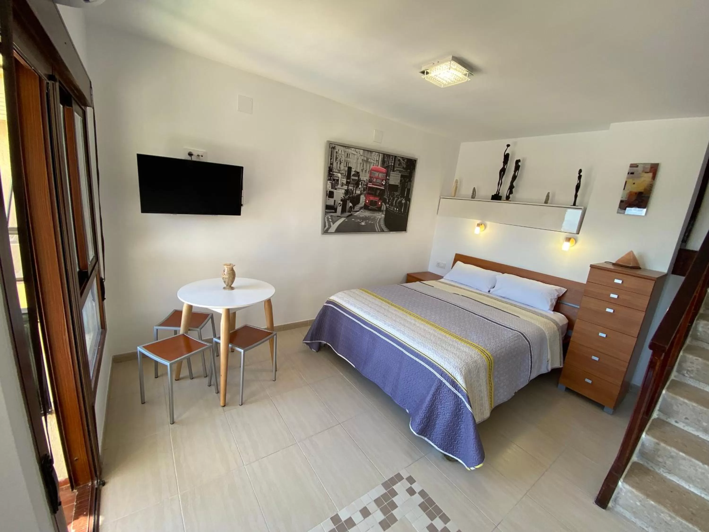 Dining area, Bed in Benalmadena ALOHA PLAYA SEA VIEW LOFT