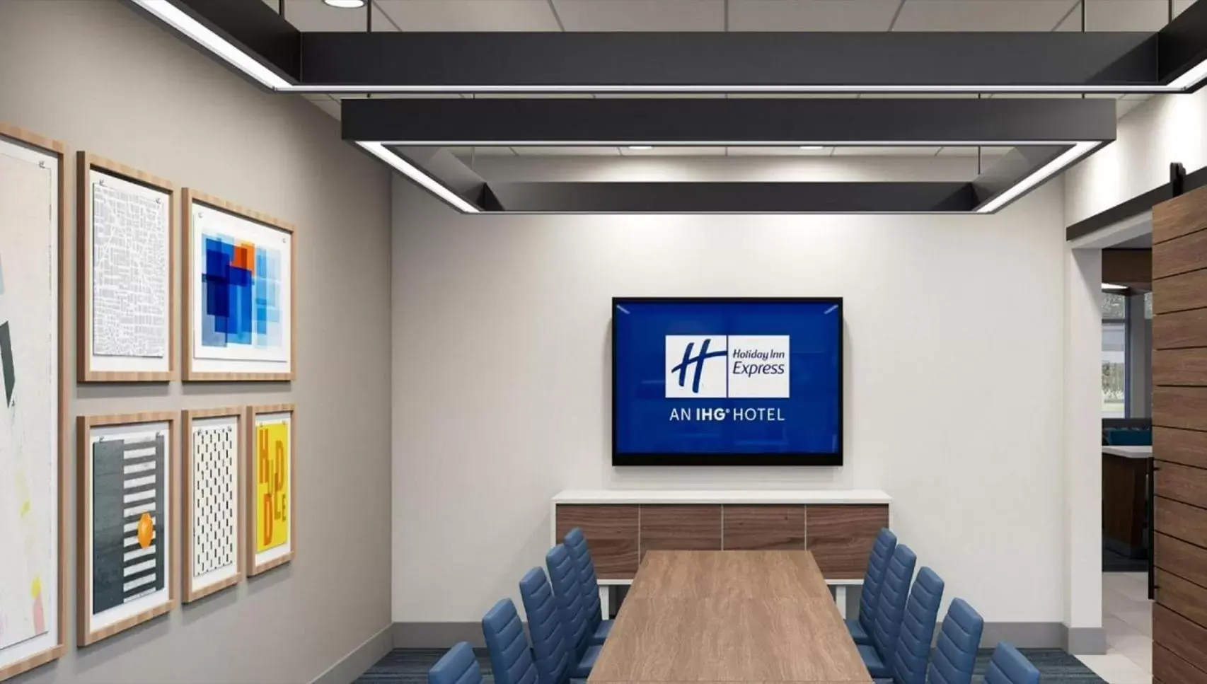 Meeting/conference room in Holiday Inn Express & Suites - Hollister, an IHG Hotel