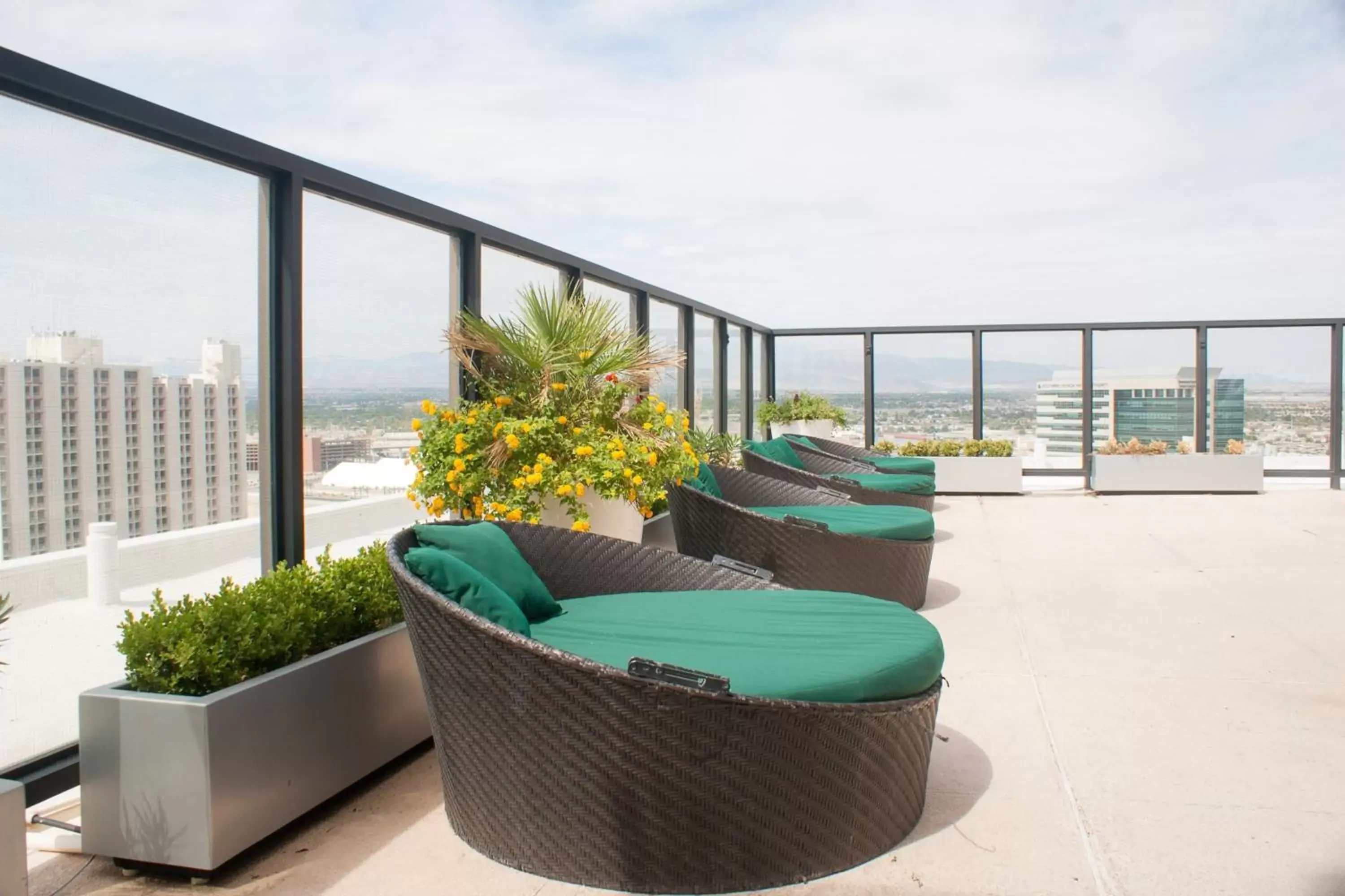 Balcony/Terrace in Four Queens Hotel and Casino