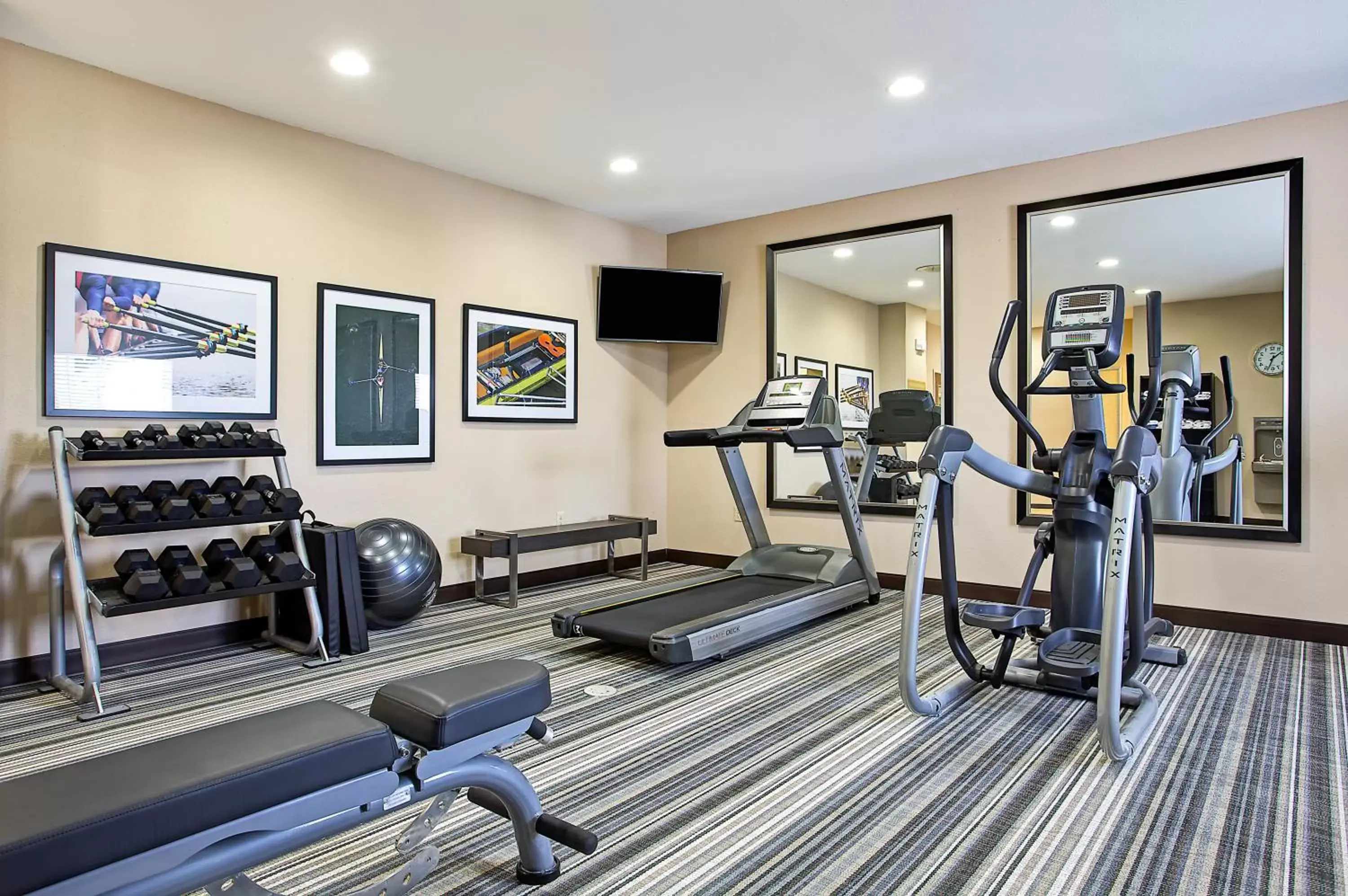 Fitness centre/facilities, Fitness Center/Facilities in Candlewood Suites Fort Campbell - Oak Grove, an IHG Hotel