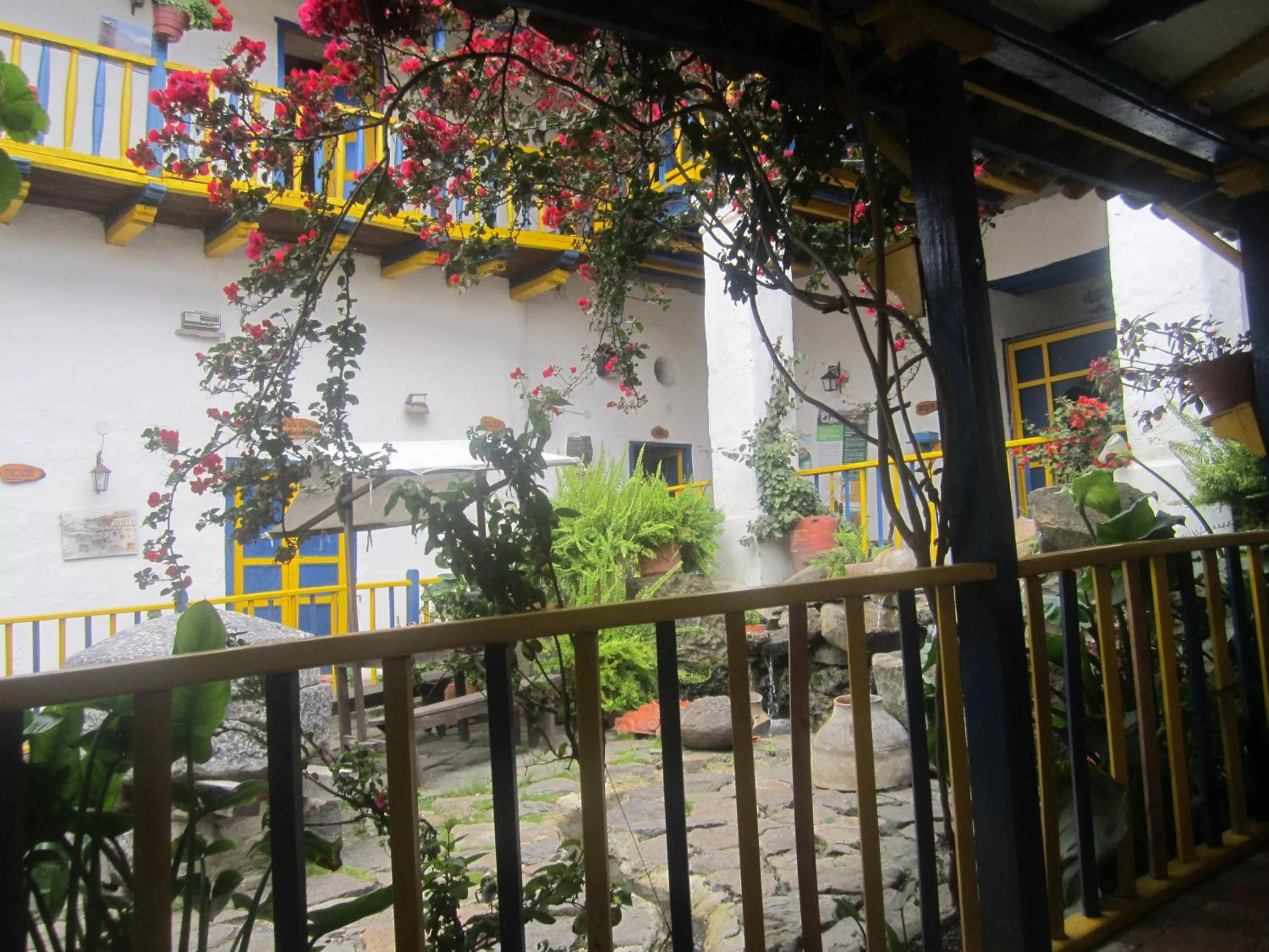Patio in Hotel Museo la Posada del Molino
