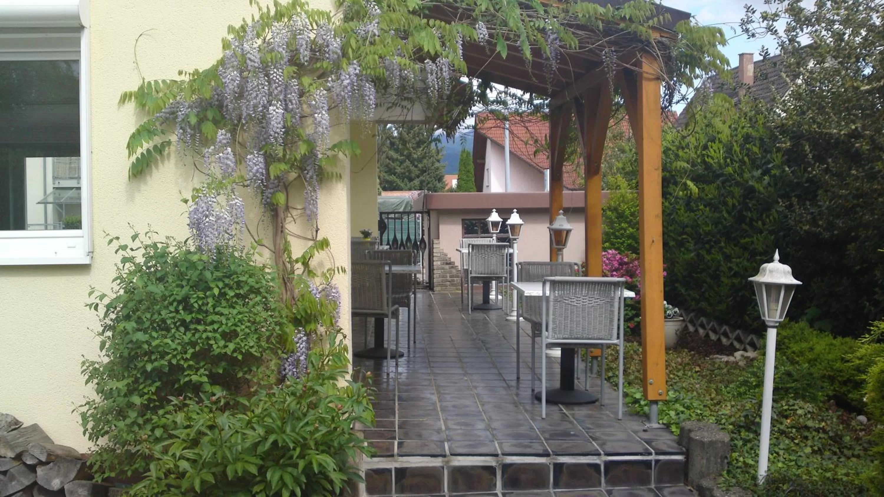 Balcony/Terrace in H41 Inn Hotel Garni Freiburg