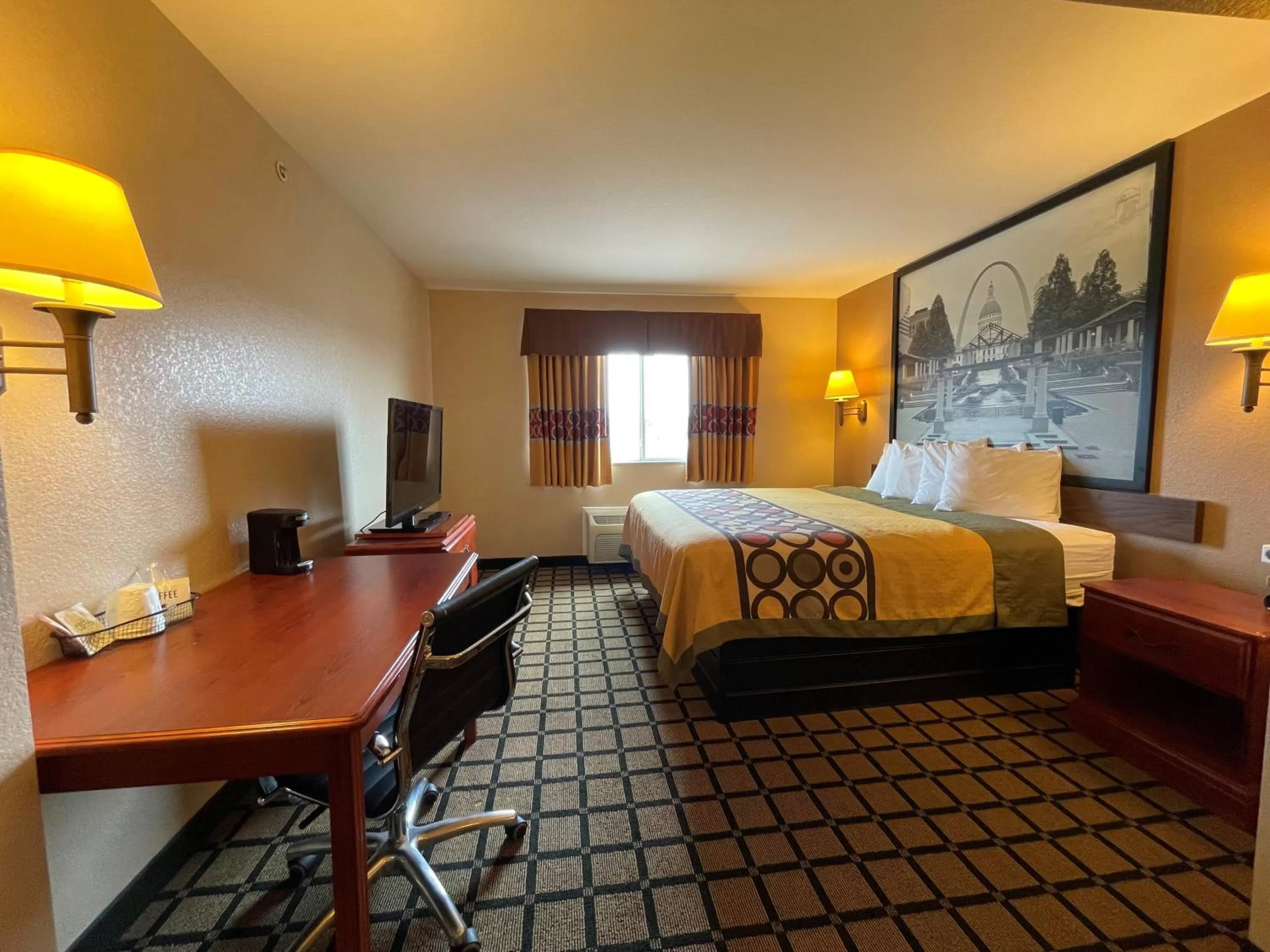 Bed in Super 8 by Wyndham Rolla