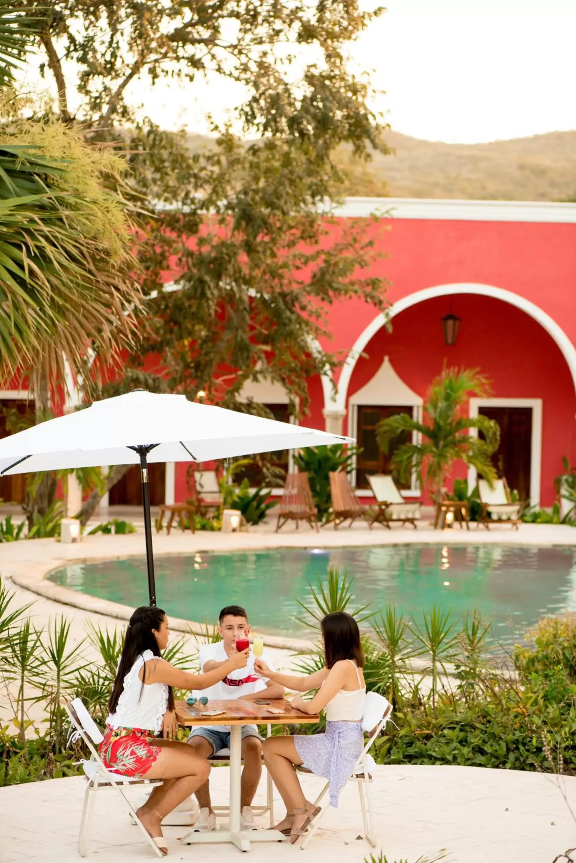 Swimming Pool in Hacienda María Elena Yucatán