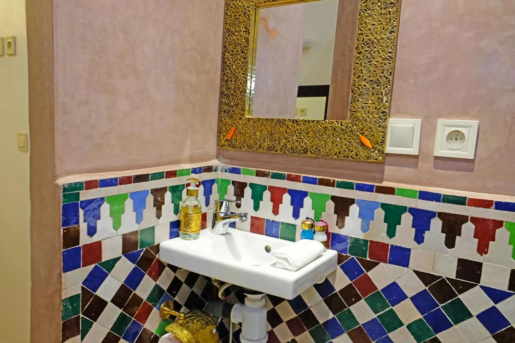 Bathroom in Riad ZANOUBA