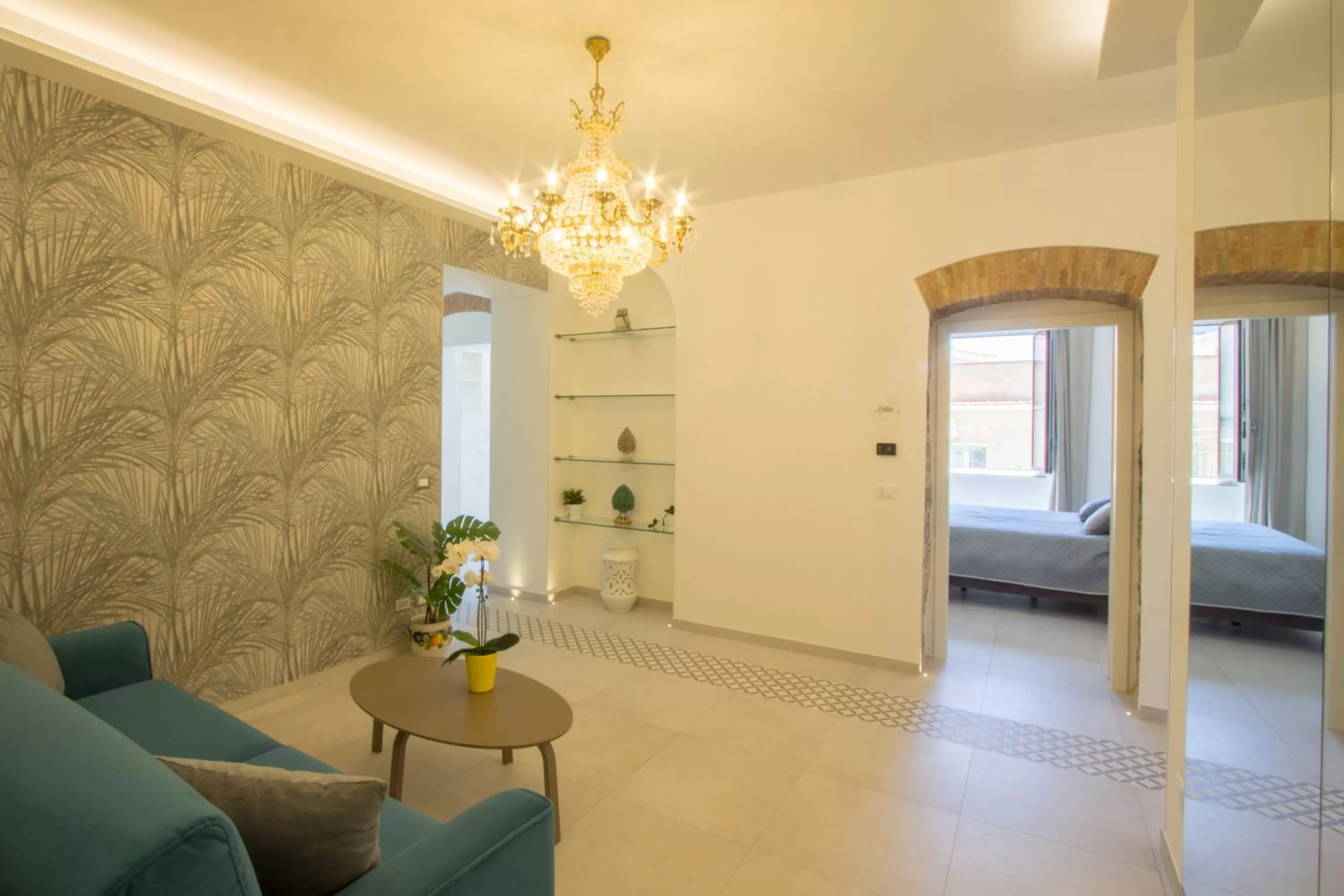 Living room, Seating Area in Villa Valverde Apartments e B&B