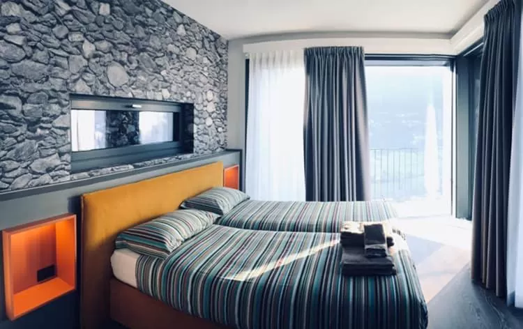 Bed in Cà Rossa #panoramic suite