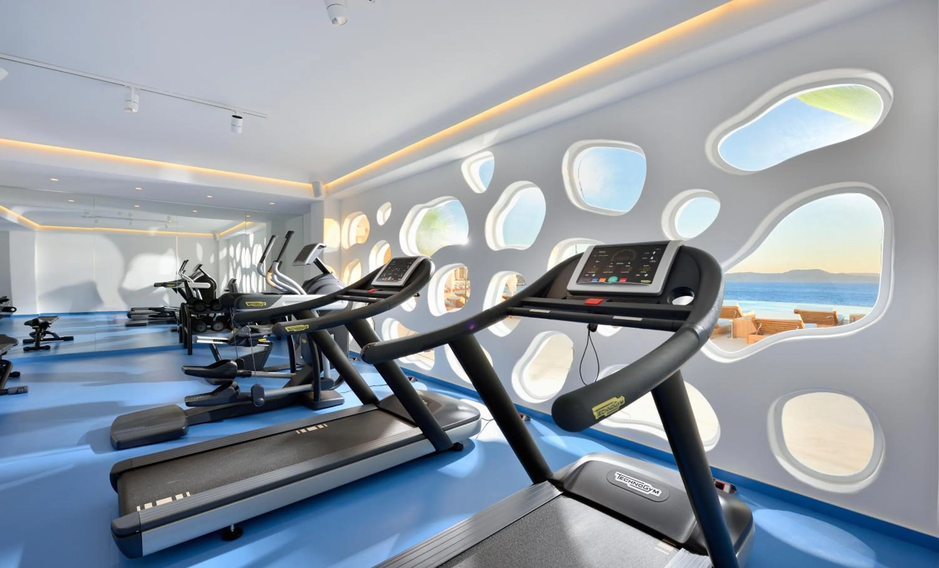 Fitness centre/facilities in Anax Resort and Spa
