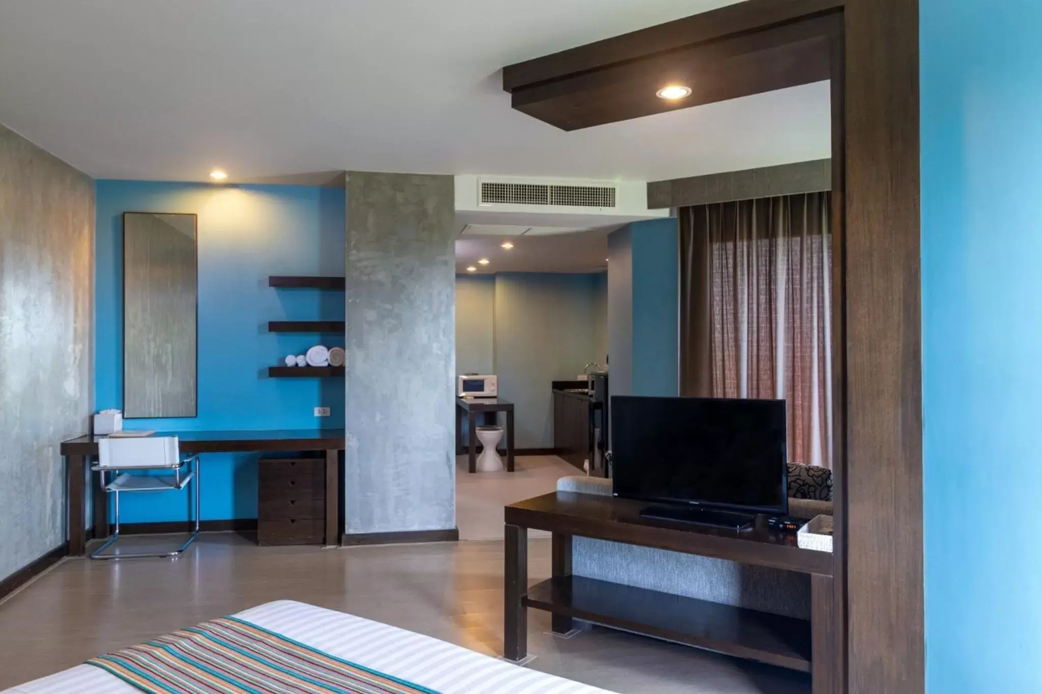 Bed in Silathip Huahin Serviced Apartment & Hotel Bed in Silathip Huahin Serviced Apartment & Hotel