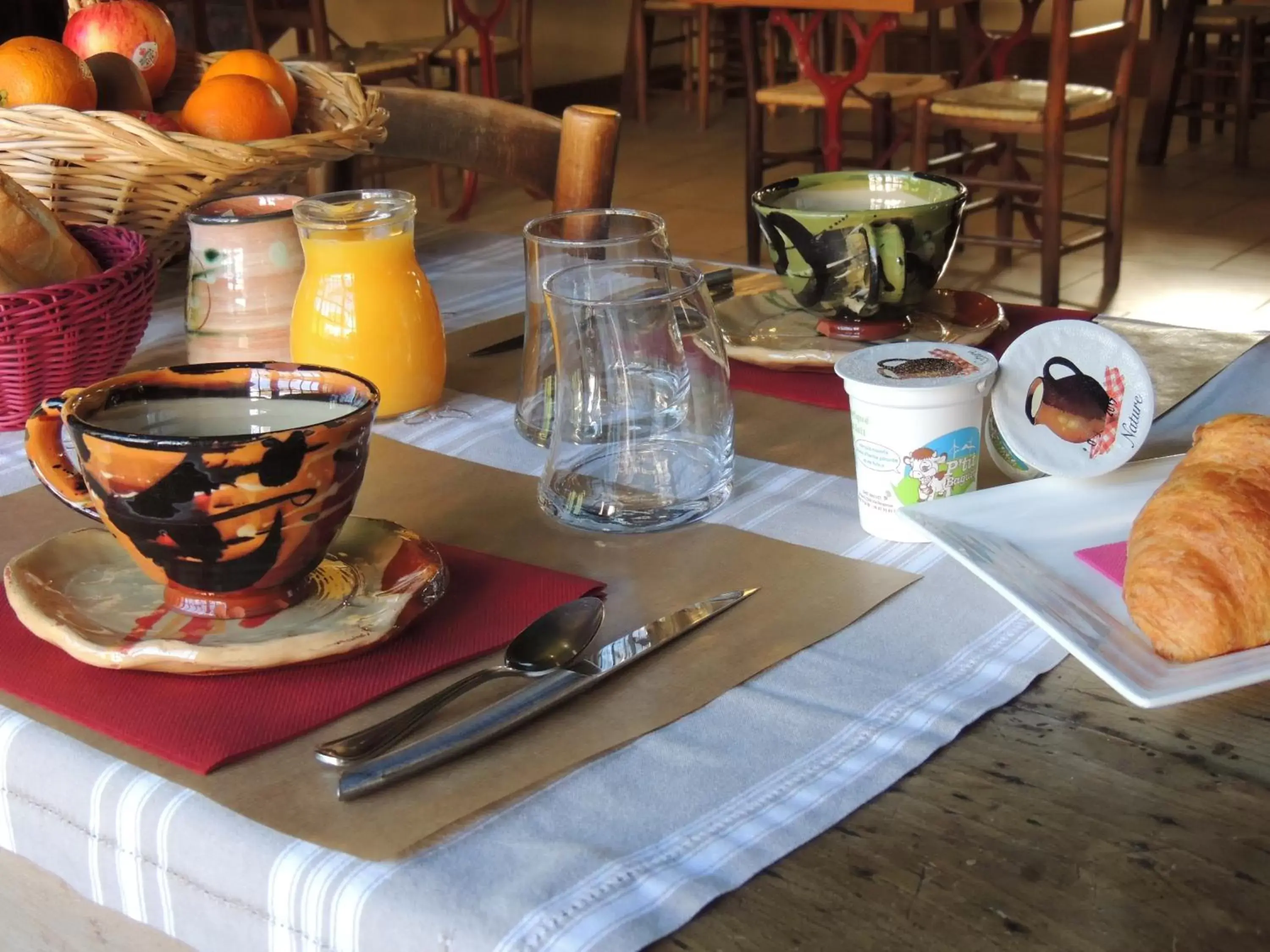 Breakfast in Hôtel Restaurant du Plomb du Cantal