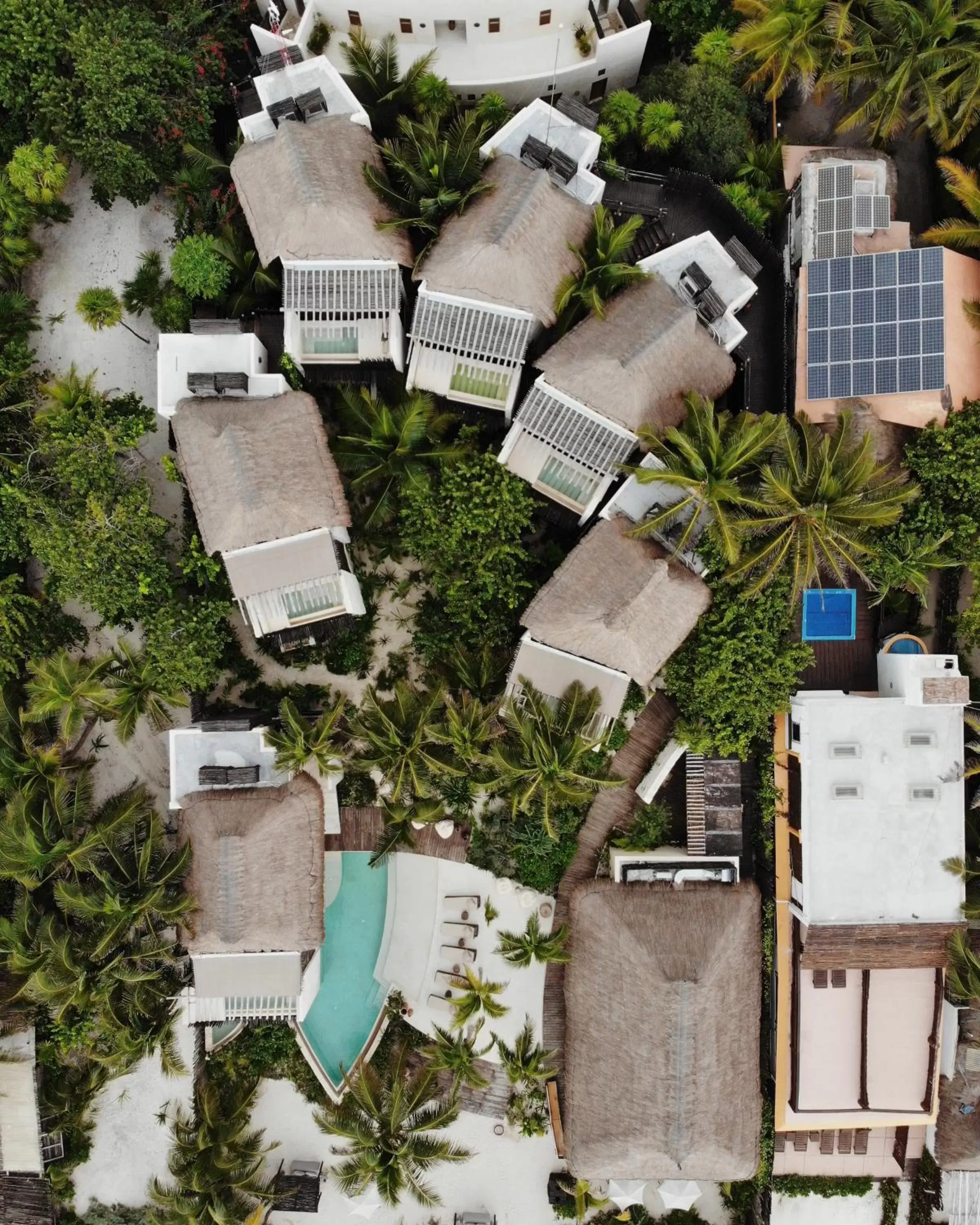 Bird's eye view, Bird's-eye View in Hotel Ma'xanab Tulum